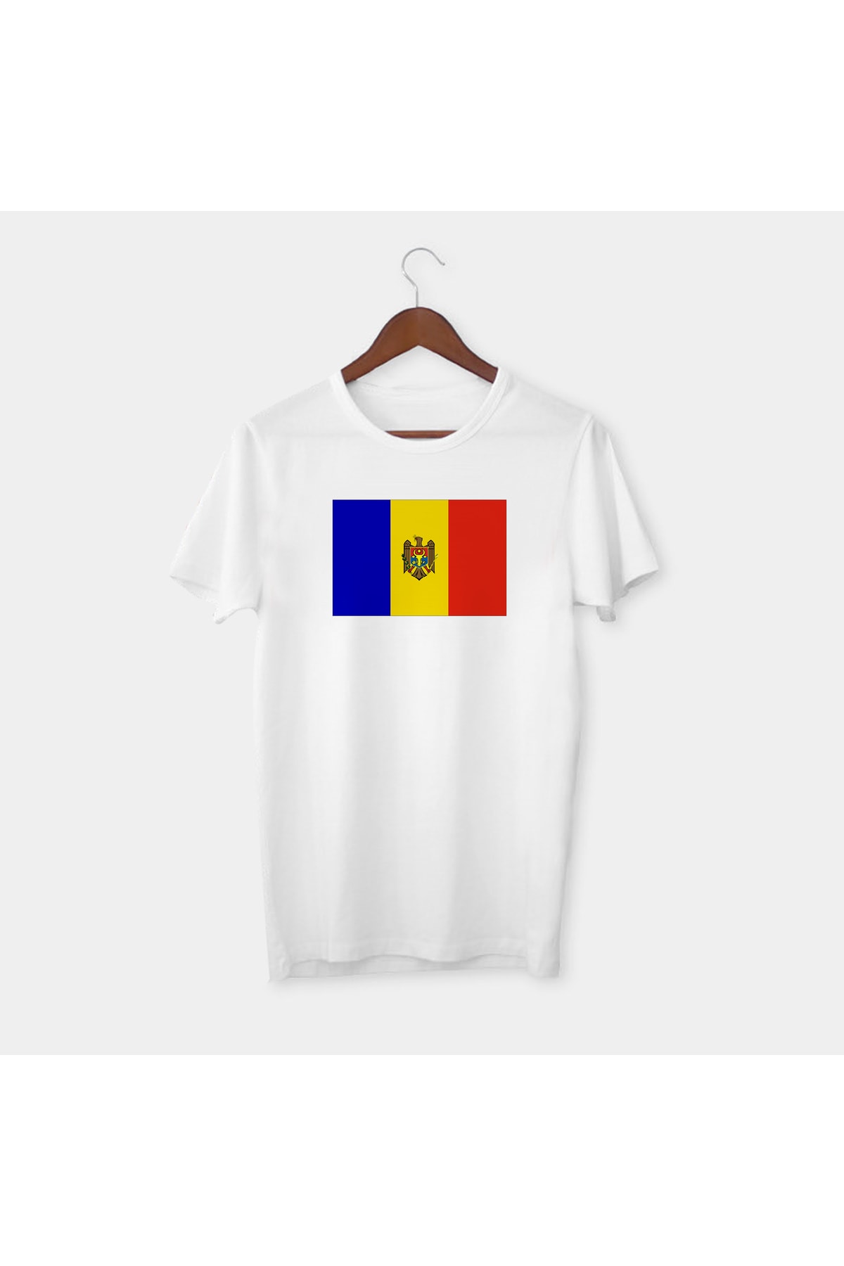 Ukrayna Bayrağı Baskılı T-shirt Tişört
