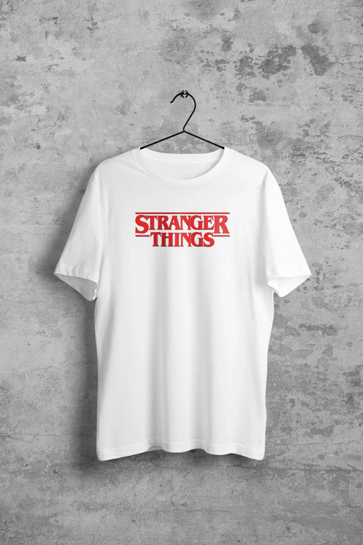 Stranger Things Bisiklet Beyaz Kadın Tshirt