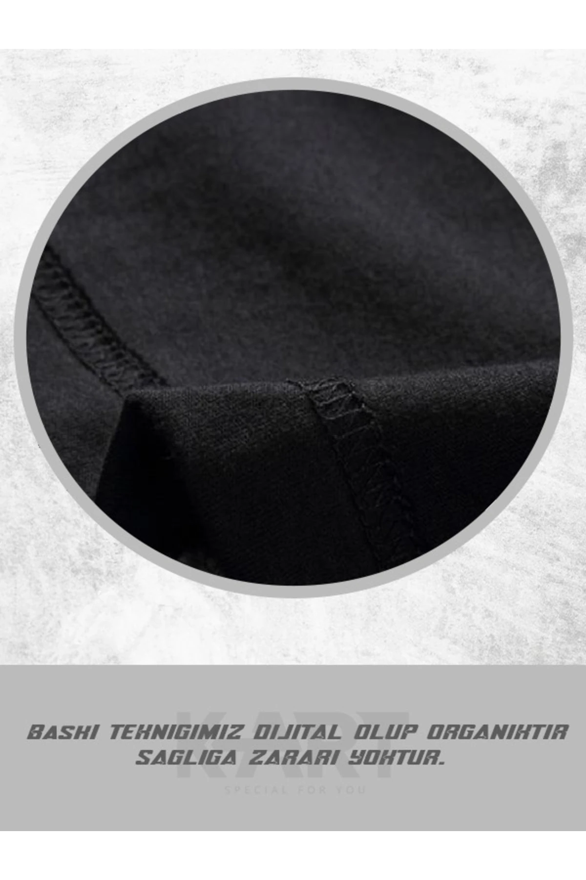 K-art Bear Car Tasarımlı Siyah Unisex T-shirt