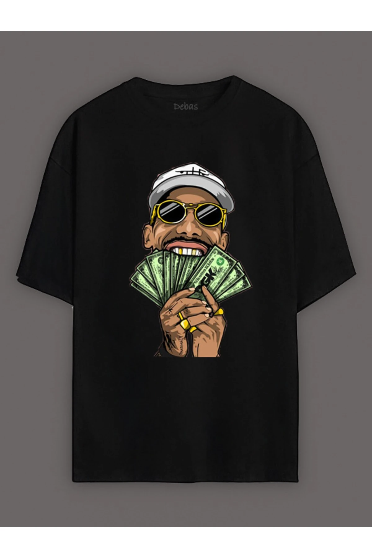 Unısex Trend Baskılı Oversize T Shirt