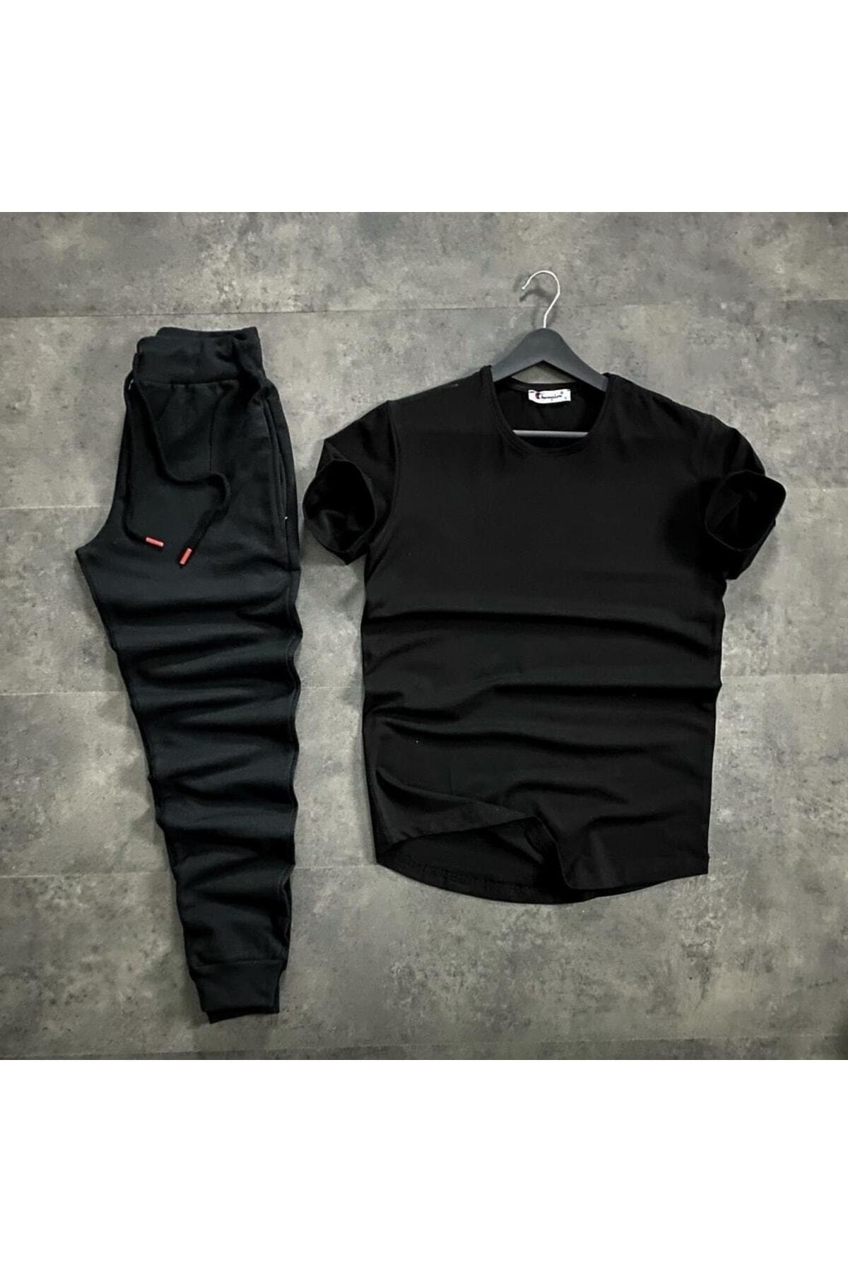 Unisex Spor Eşofman Takımı Siyah
