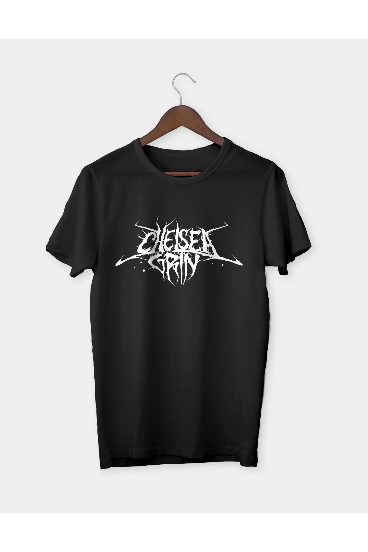 Chelsea Grin Baskili Unisex Siyah Tişört