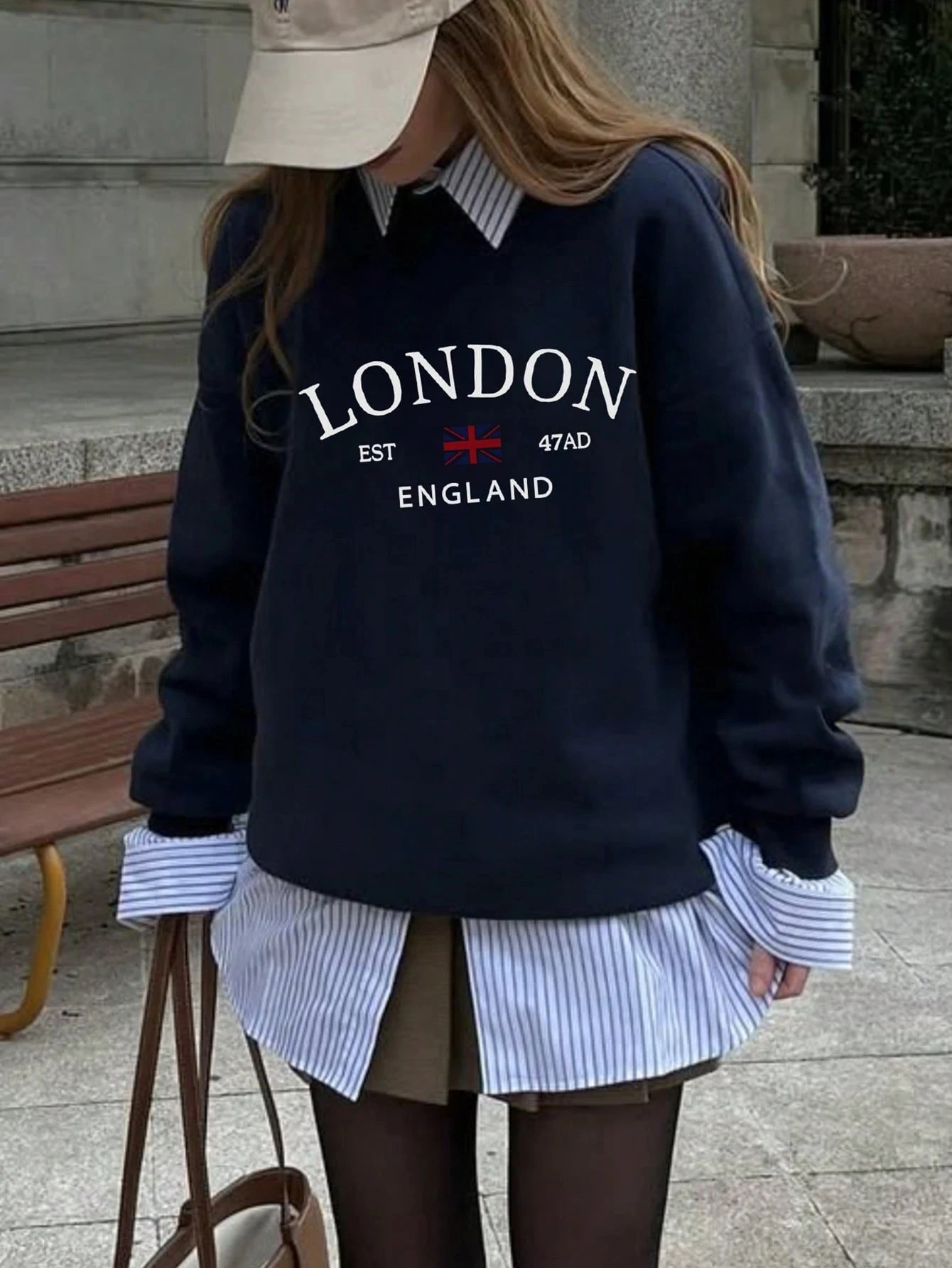 LONDON SWEATSHIRT - lacivert