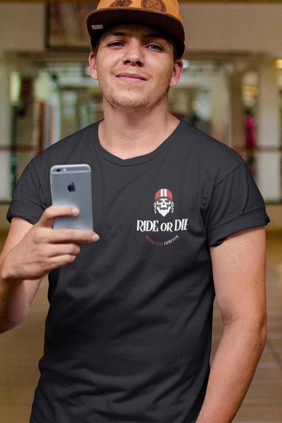 Sür Ya Da Öl Mottolu Süprem Pamuklu Tişört