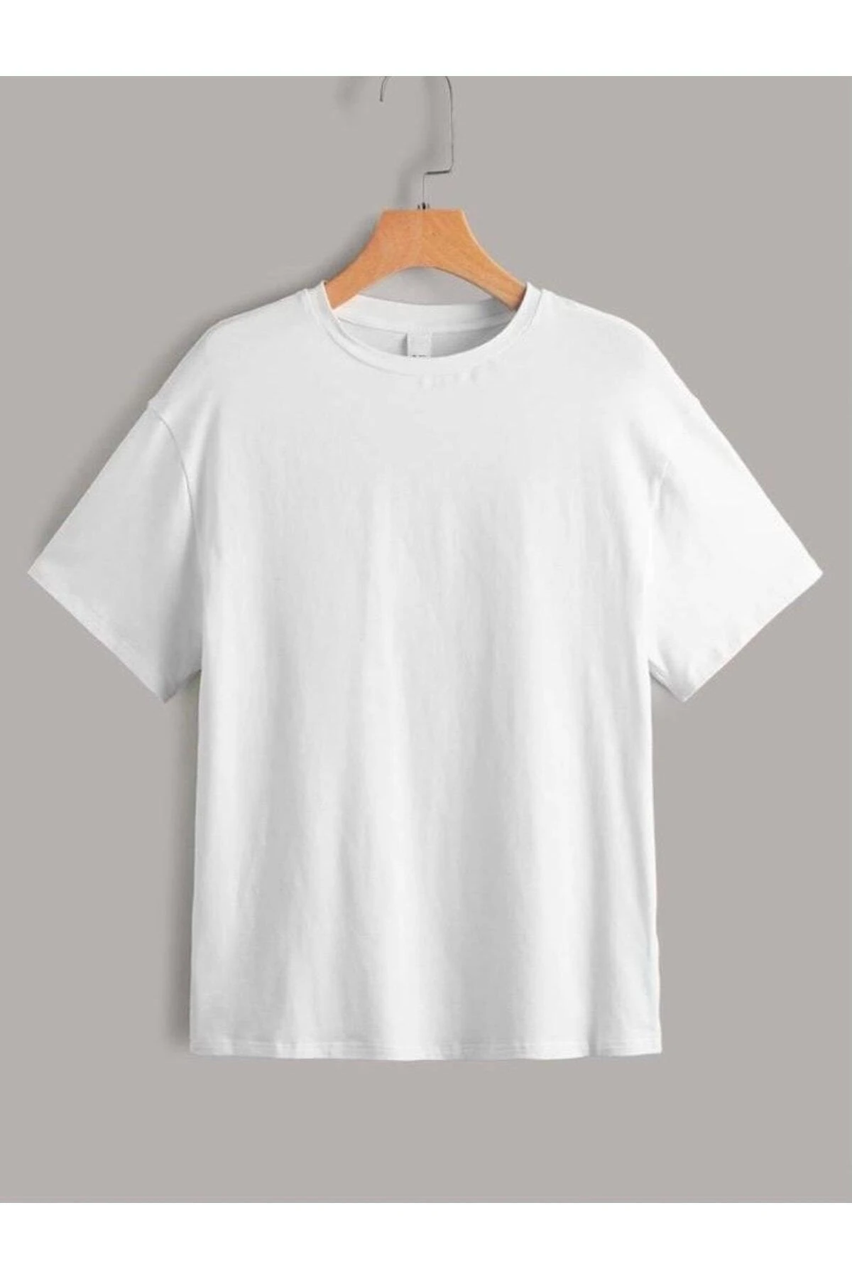 Beyaz Kız Sırt Baskılı Mor Kelebek T-shirt