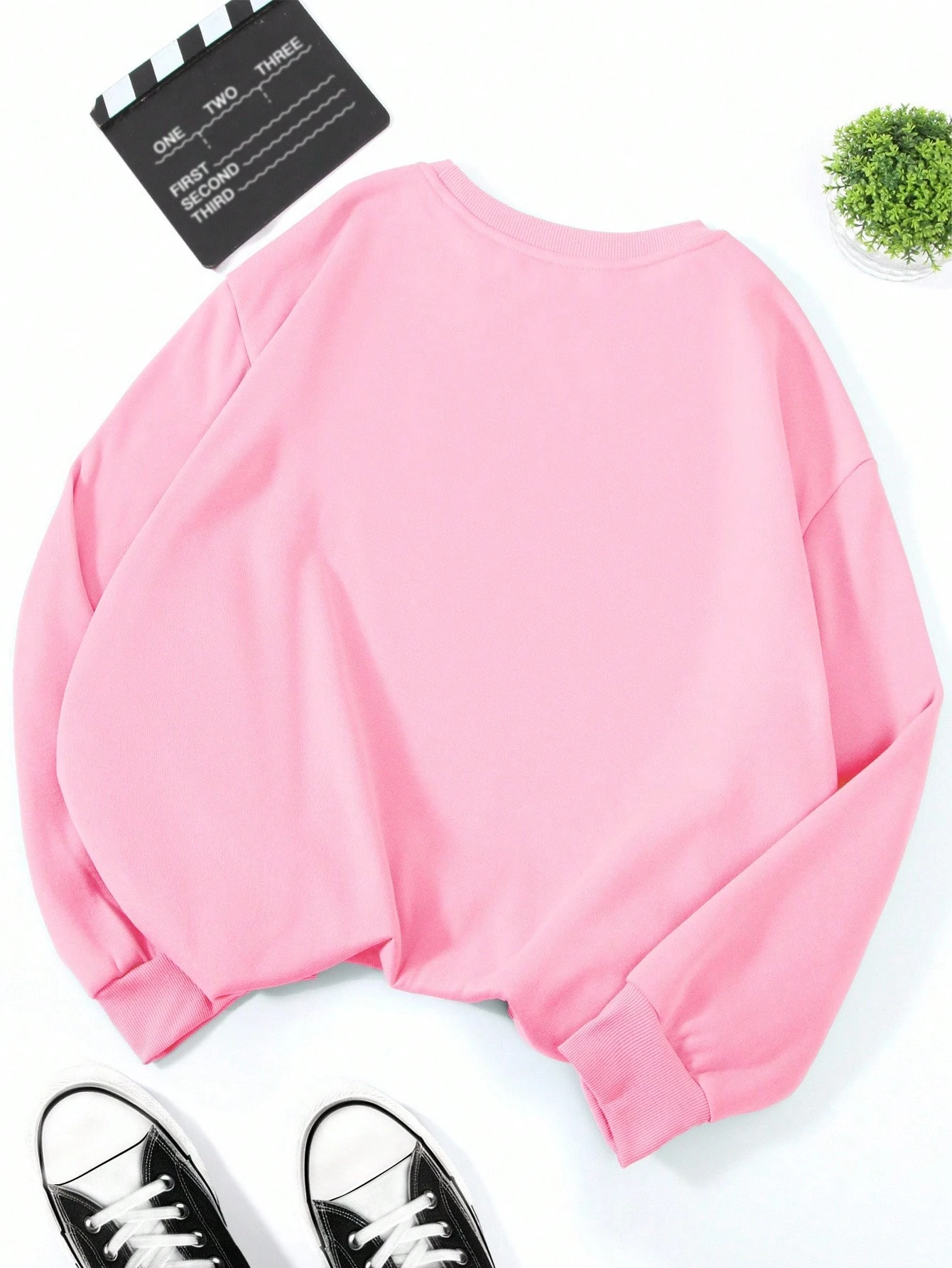 WINTER BASICS SWEATSHIRT - pembe