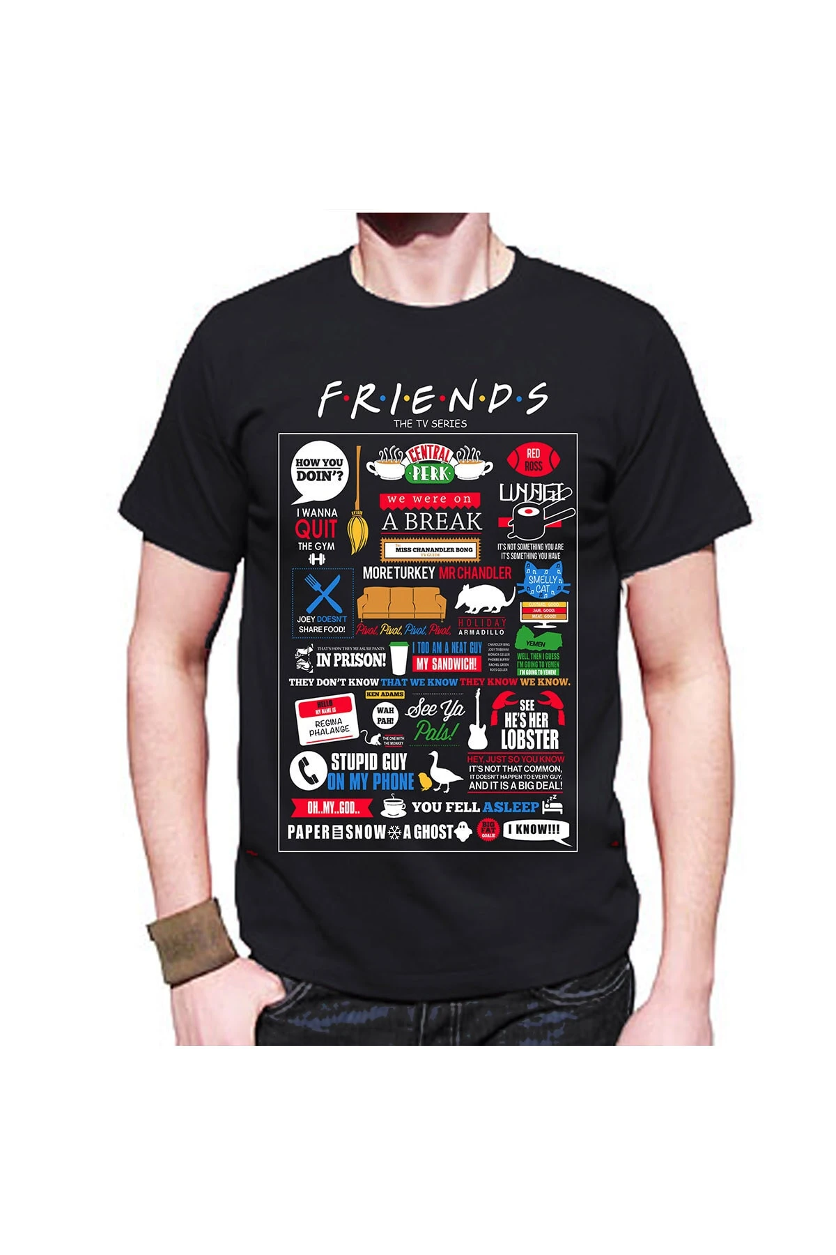 Frıends Sembol Unisex T-shirt