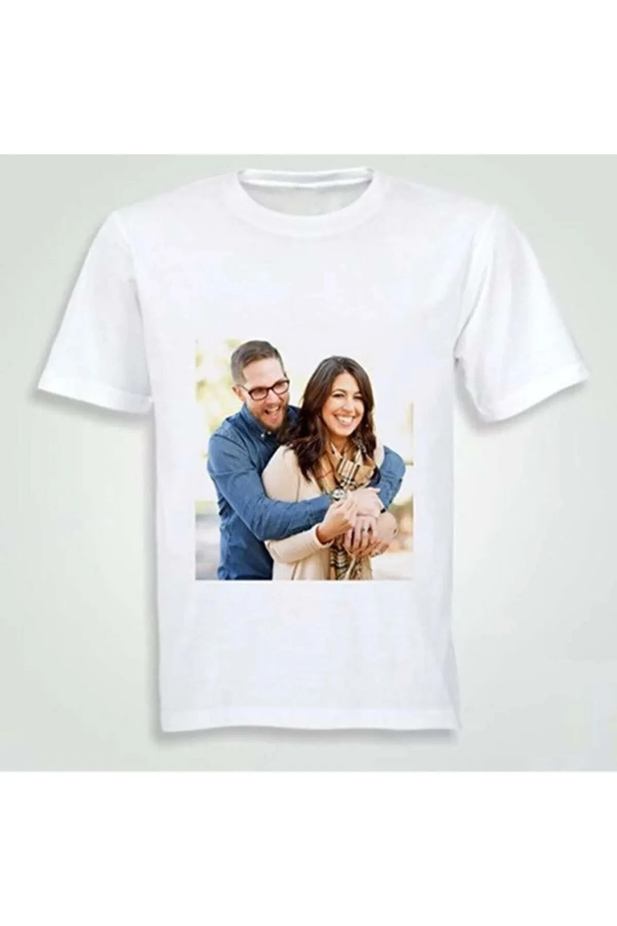 Kişiye Özel Yazı Ve Fotoğraf Baskılı T-shirt