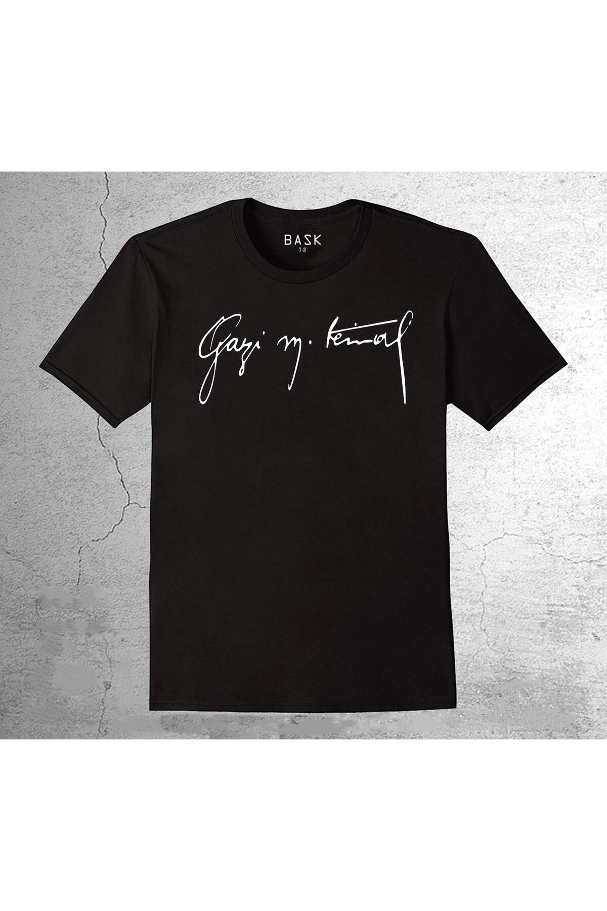 Gazi Mustafa Kemal İmza Atatürk Tişört Çocuk T-shirt