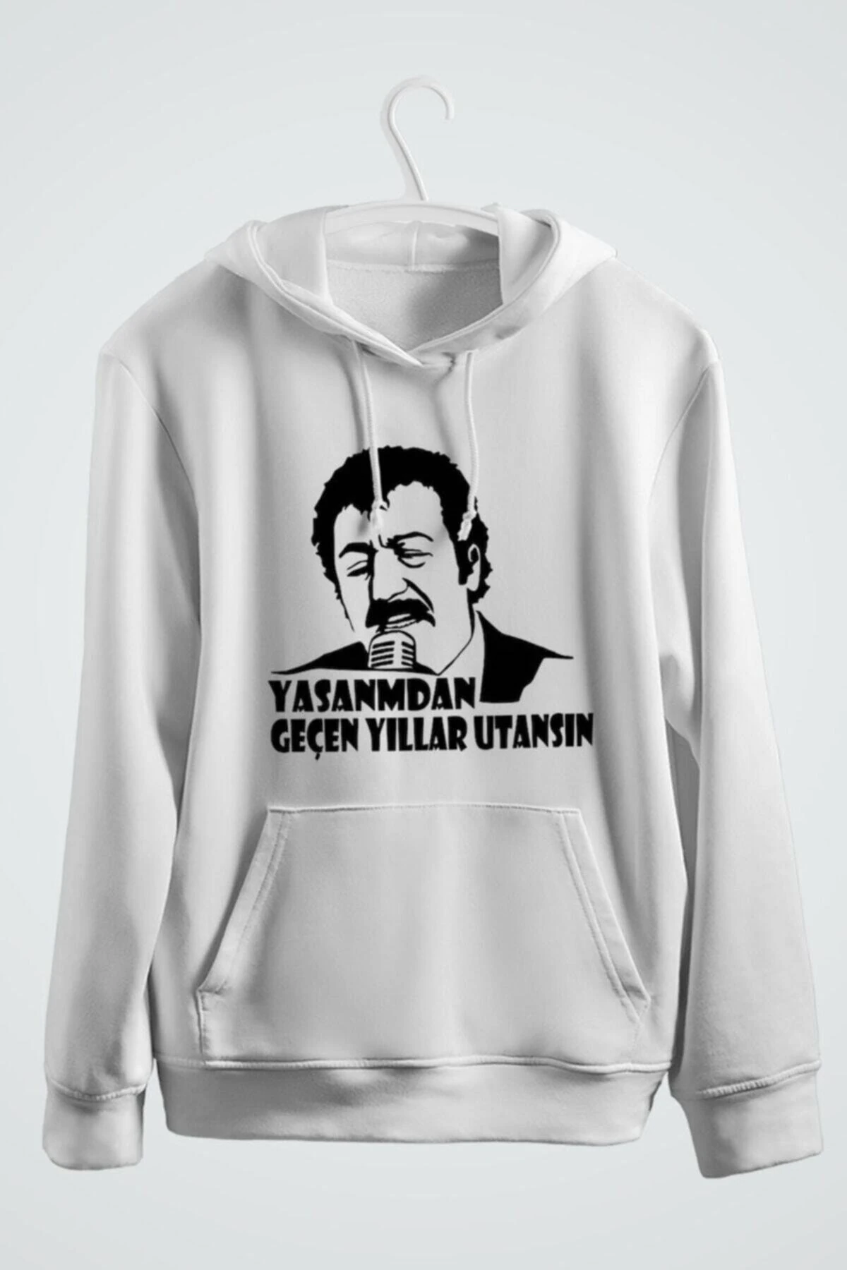 Oversize Müslüm Gürses Baskılı Kapşonlu Sweatshirt Mgb1
