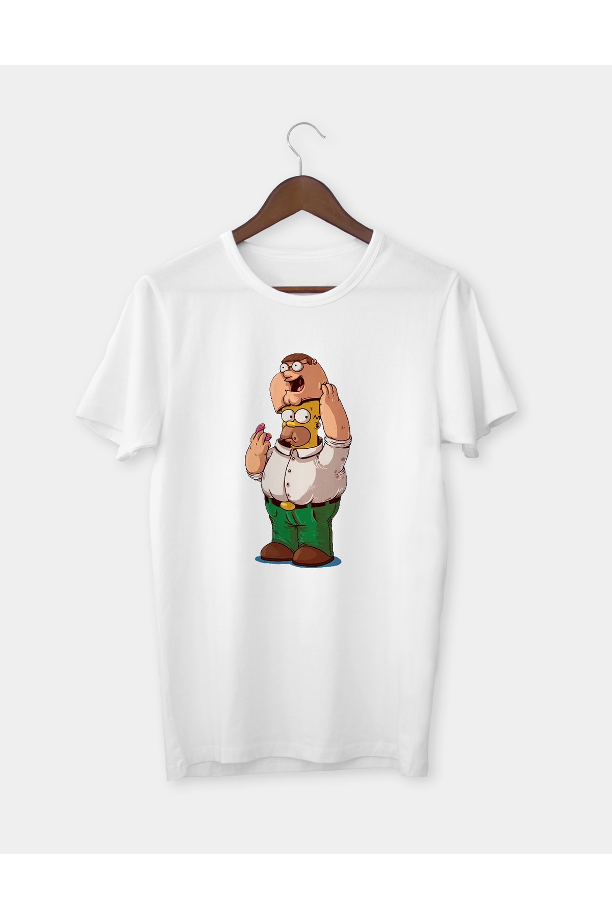 Simpsons Baskılı T-shirt Tişört
