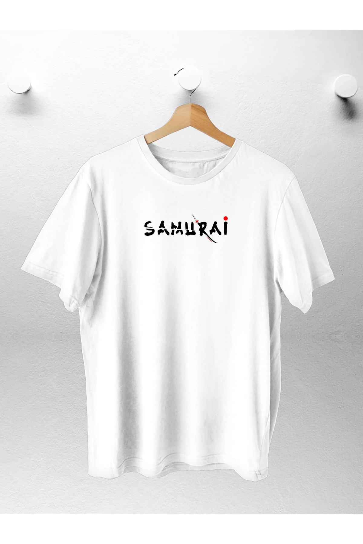 Samuray Baskılı Oversıze Tshirt