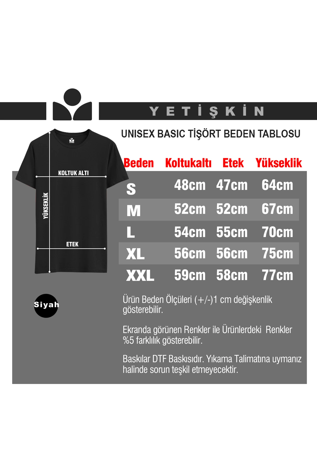 Atatürk 100.Yıl Özel Seri Tasarım Baskılı Bisiklet Yaka 100% Pamuklu Tişört Siyah - Kırmızı