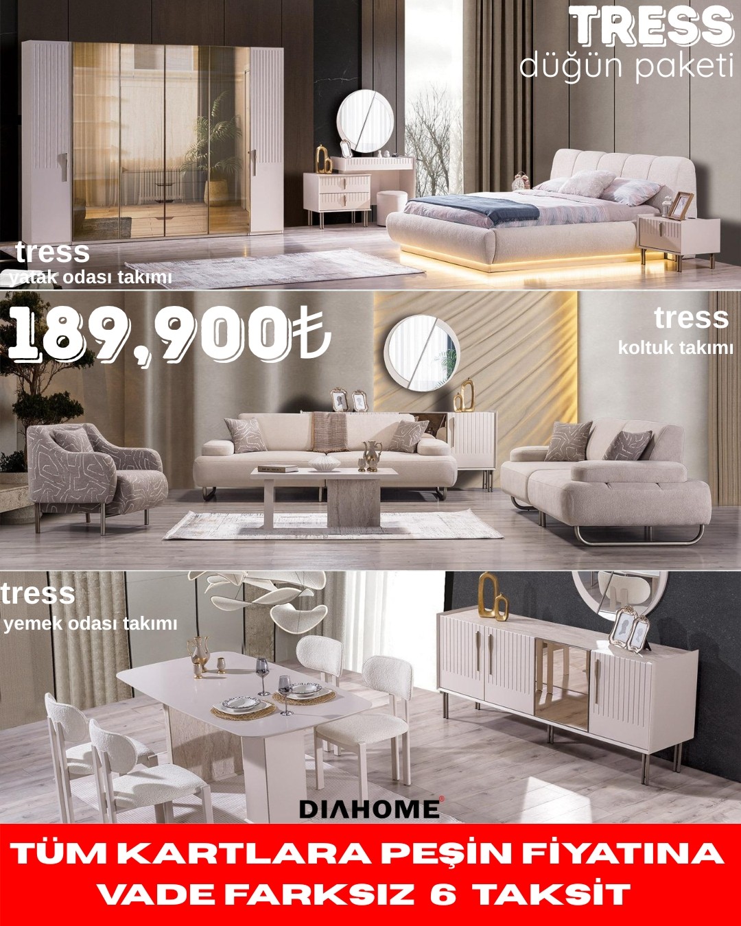 TRESS DÜĞÜN PAKETİ