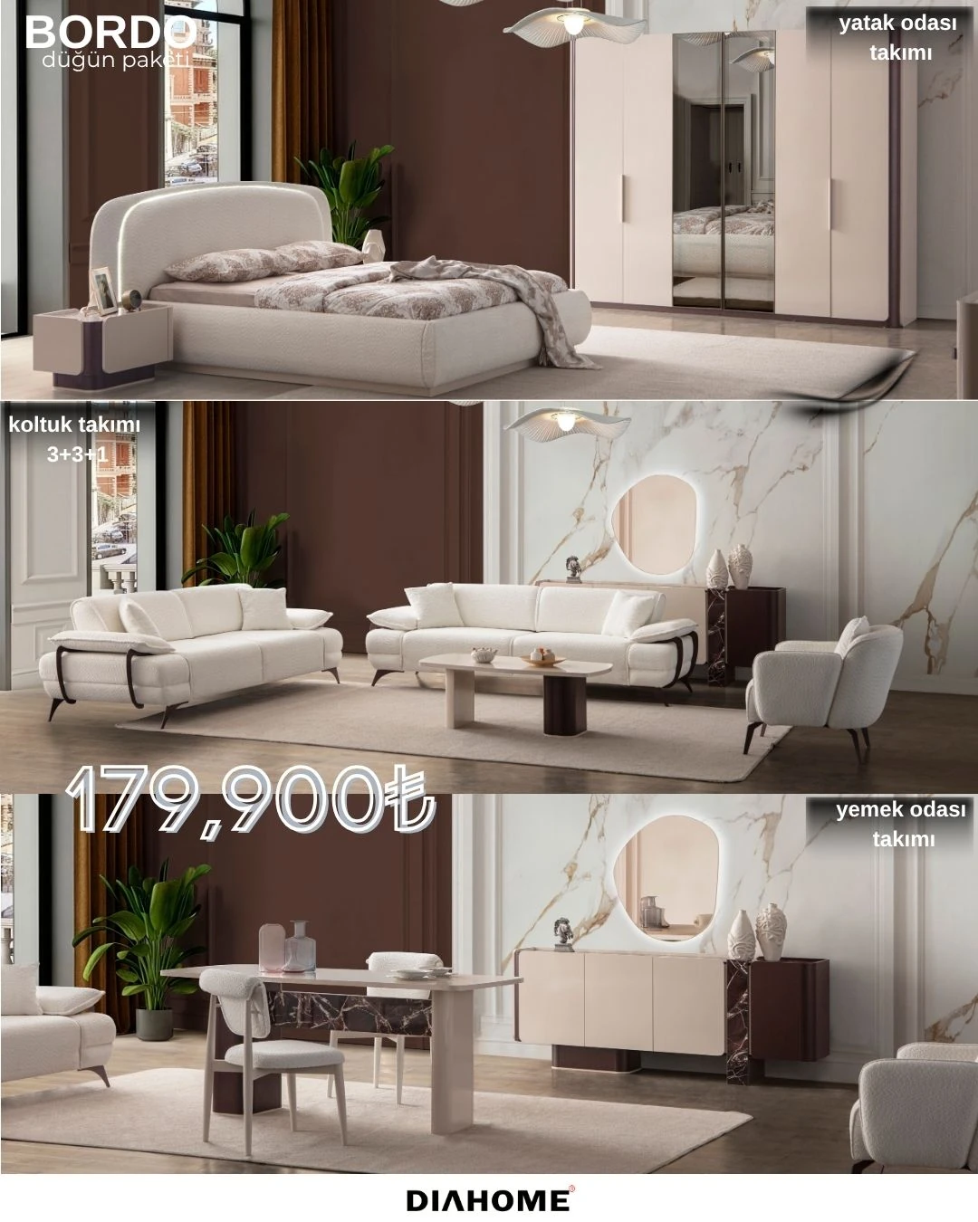BORDO DÜĞÜN PAKETİ