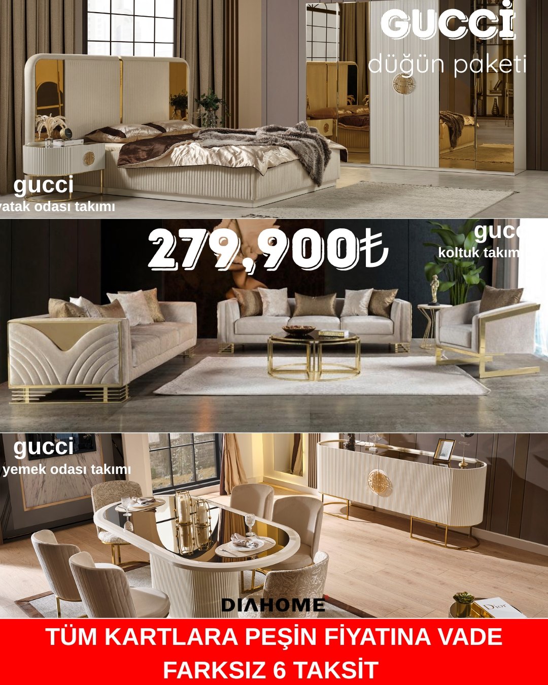 GUCCİ DÜĞÜN PAKETİ