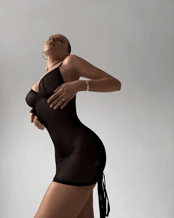 Lush Babydoll - Siyah