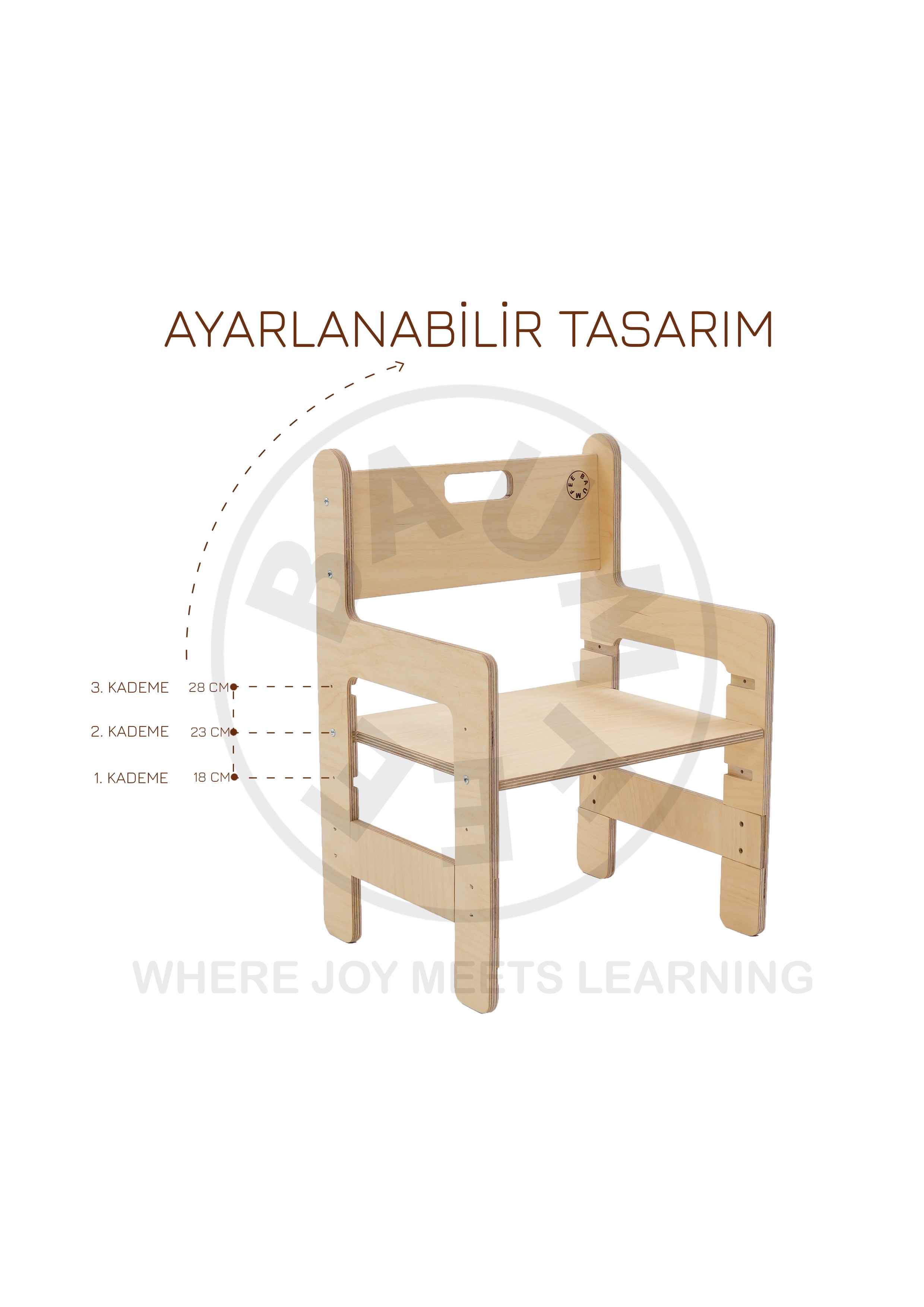 Baumfee  Juniperus Wooden Activity and Event Table