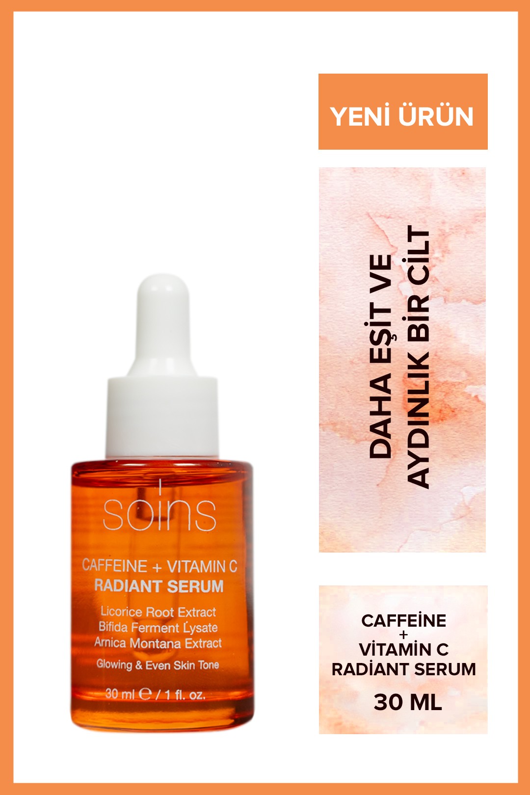 Caffeine + Vitamin C Radiant Serum 30Ml