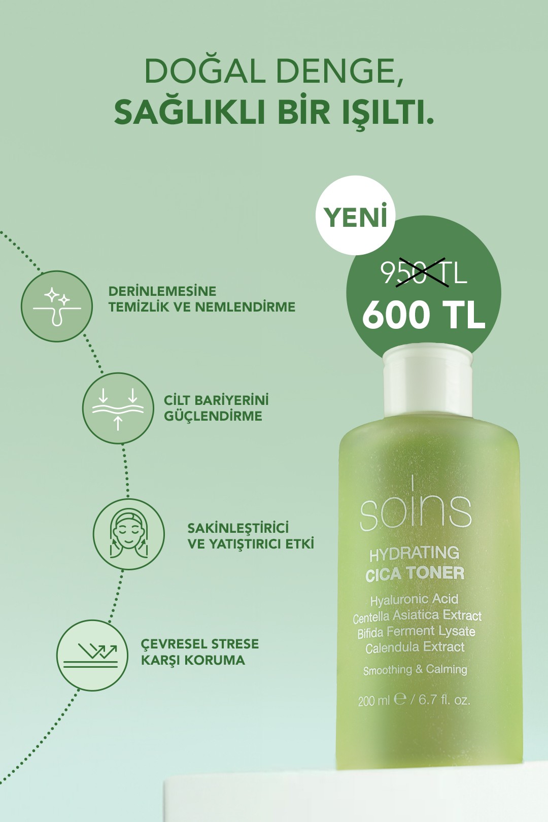 Hydrating Cica Toner 200Ml