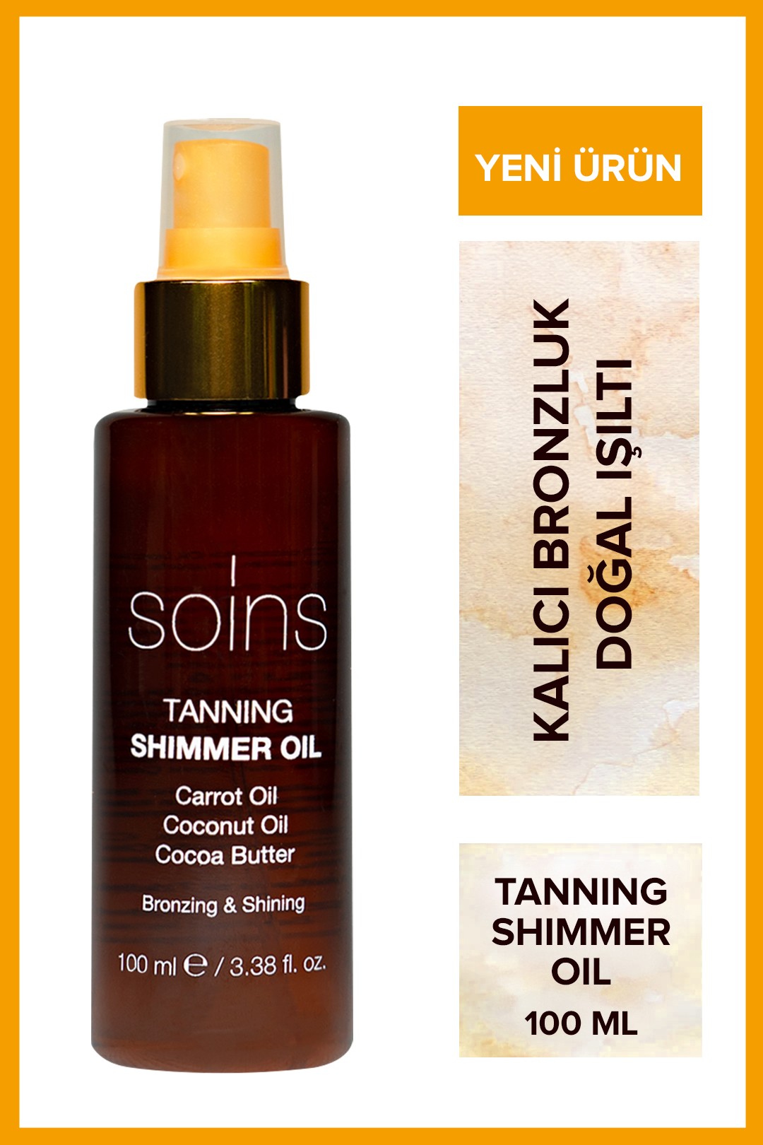 Tanning Shimmer Oil 100Ml