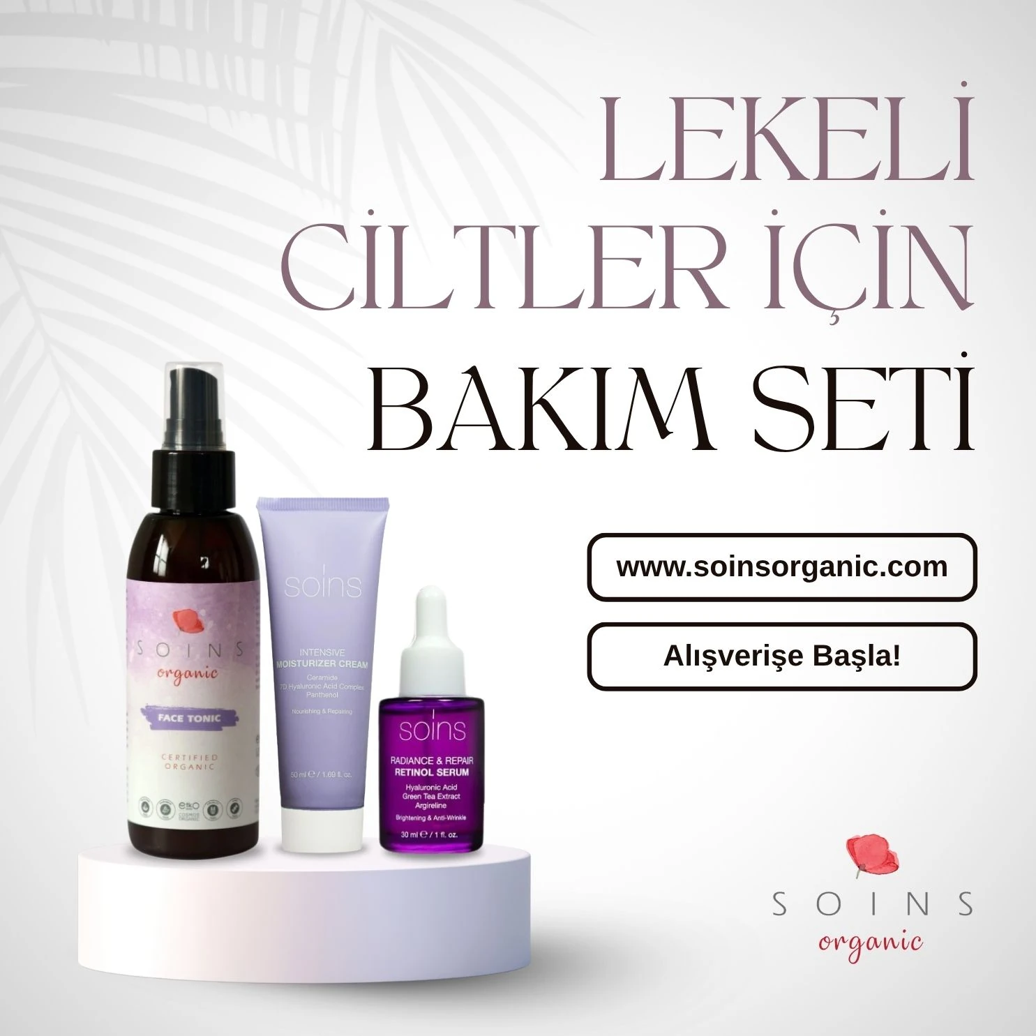 Lekeli Ciltler İçin Bakım Seti