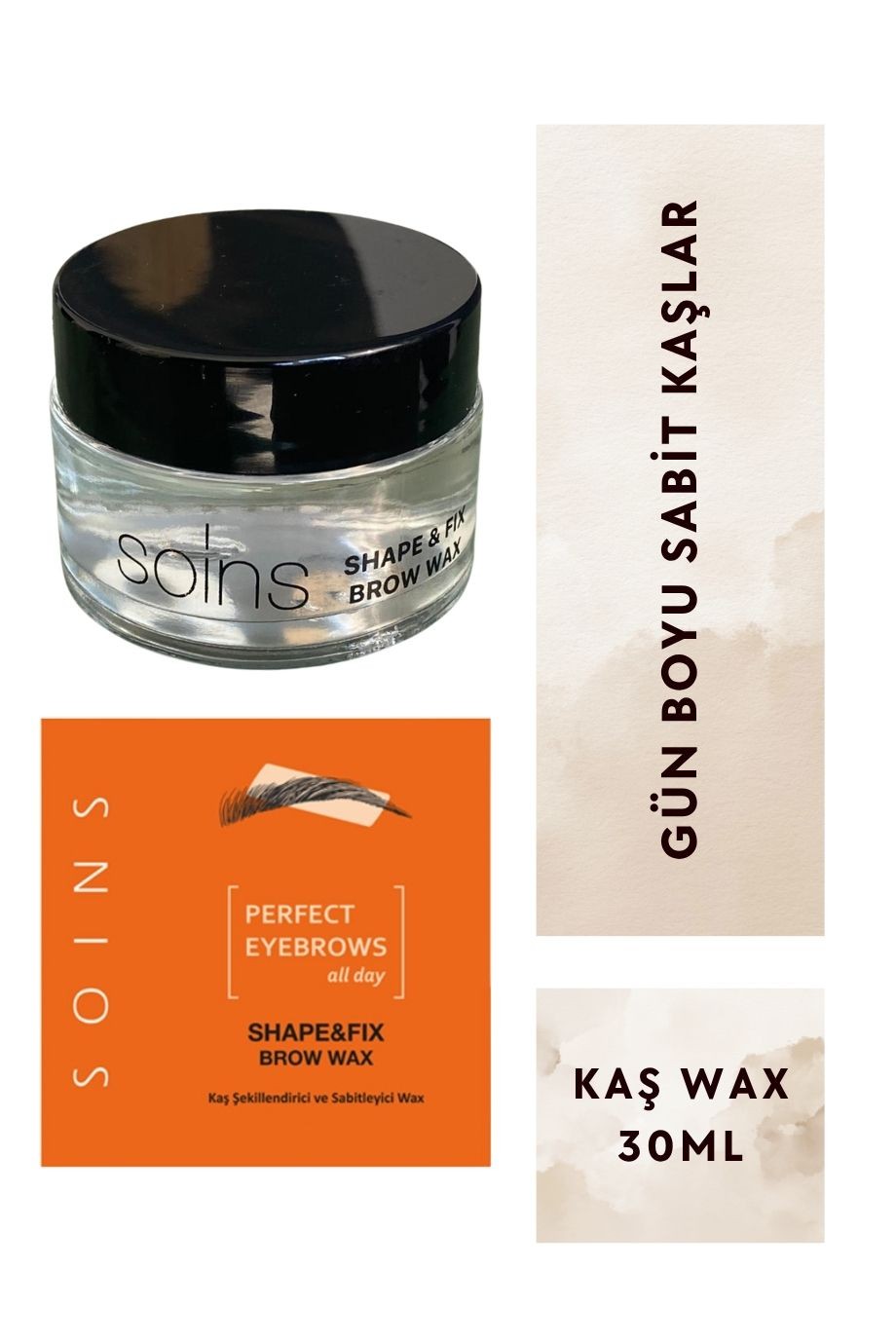 Shape & Fix Brow Wax Şeffaf 30 Ml 
