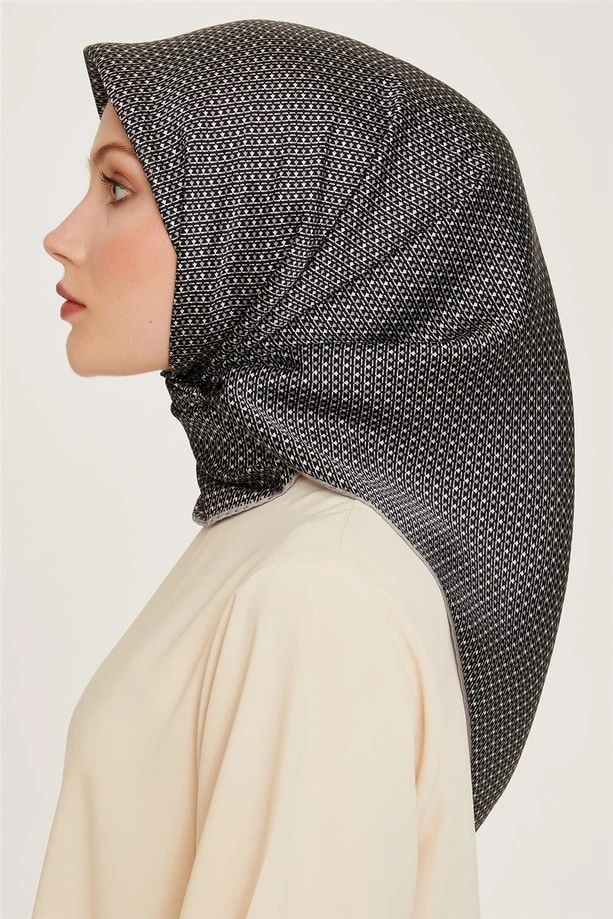 Tivil Ipek Eşarp 9210-31 Mavi Karışık Desen