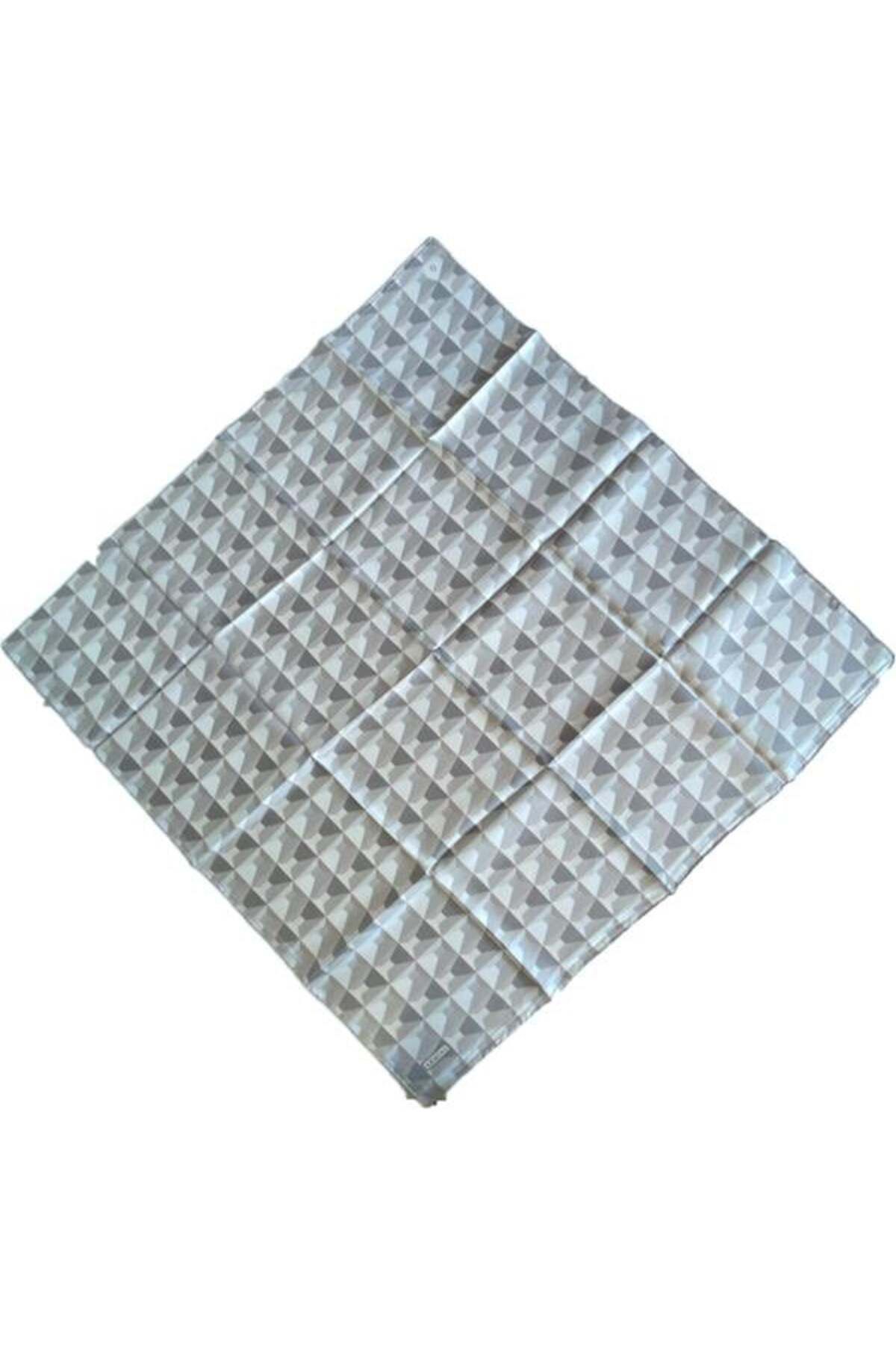 Tivil Ipek Eşarp 9204-85 Beyaz Karışık Desen image