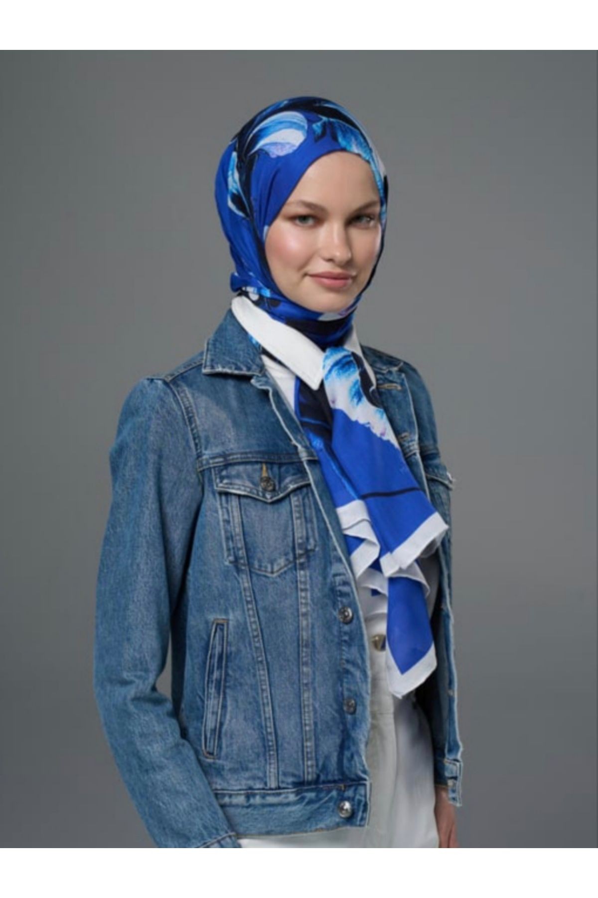Zia modal ipek şal / saks