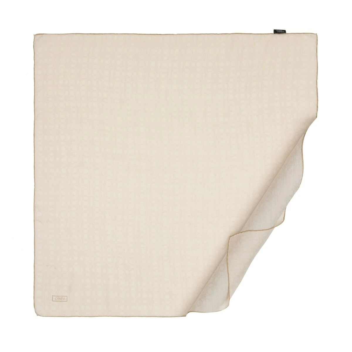 İPEKEVİ MONOGRAM 4 MEVSİM EŞARP - 4358 - krem image