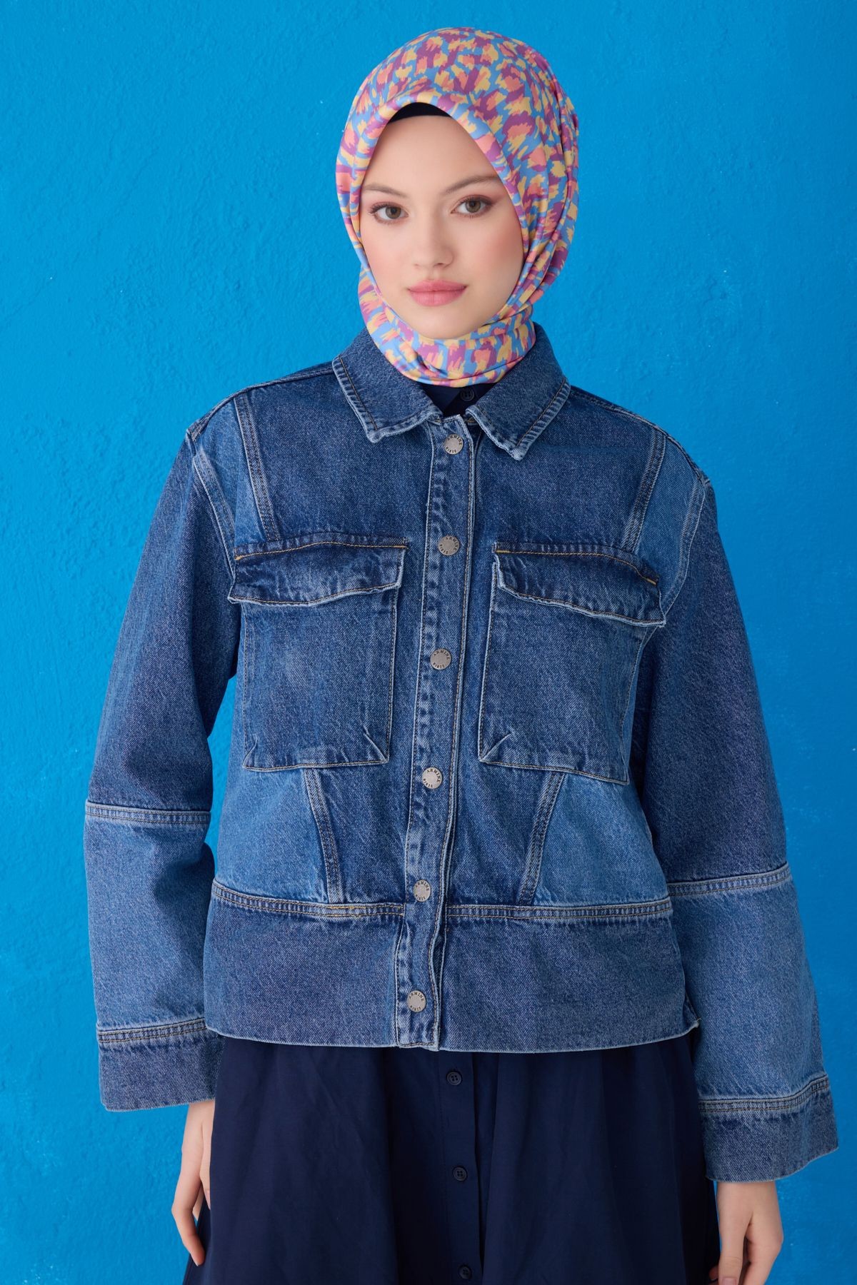 BELLİ SAF İPEK EŞARP 4103D (TWİLL)-35