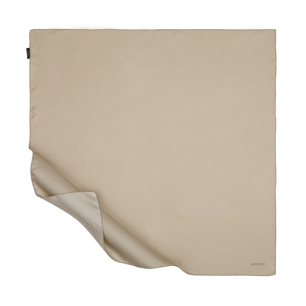 Düz Twill Ipek Eşarp - KETEN image