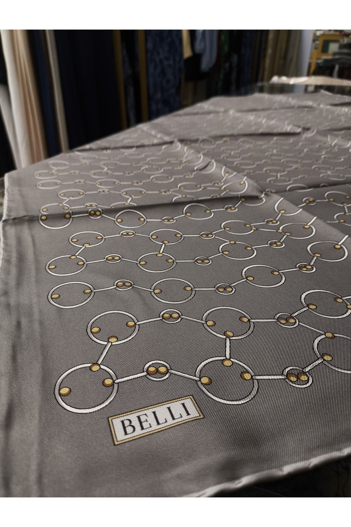 BELLİ Luxury Twill İpek Eşarp | 4109-31