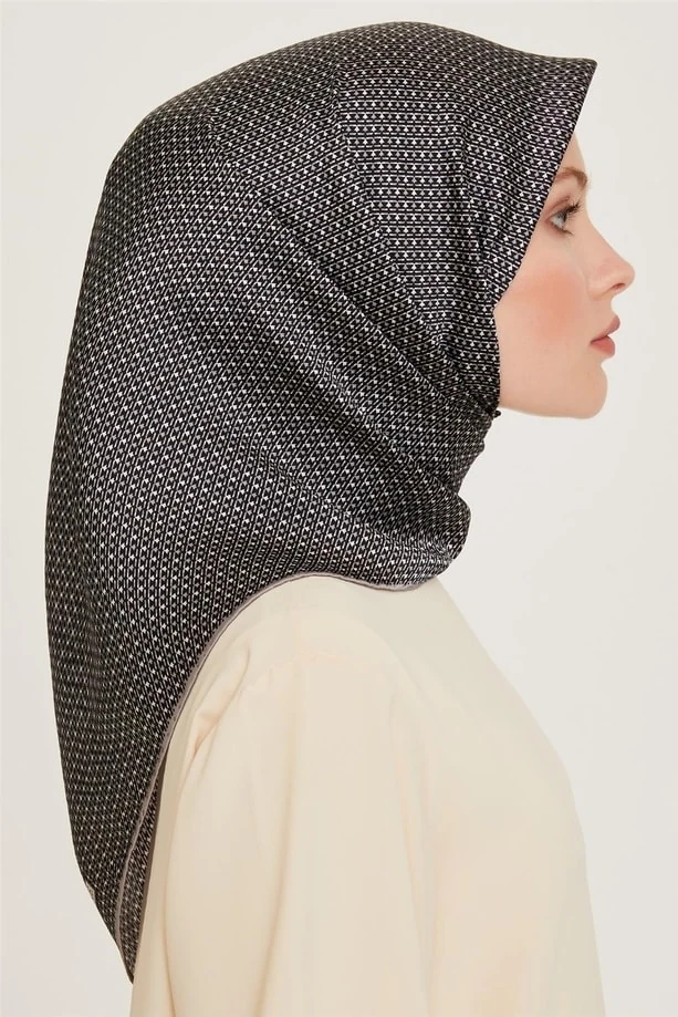 Tivil Ipek Eşarp 9210-31 Mavi Karışık Desen