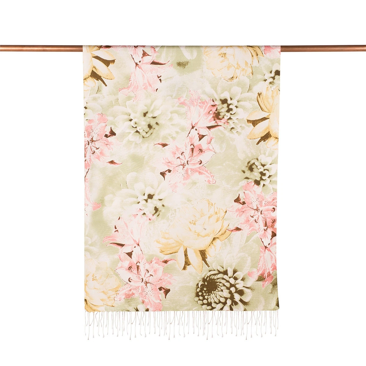 Melankoli Desenli İpek Şal