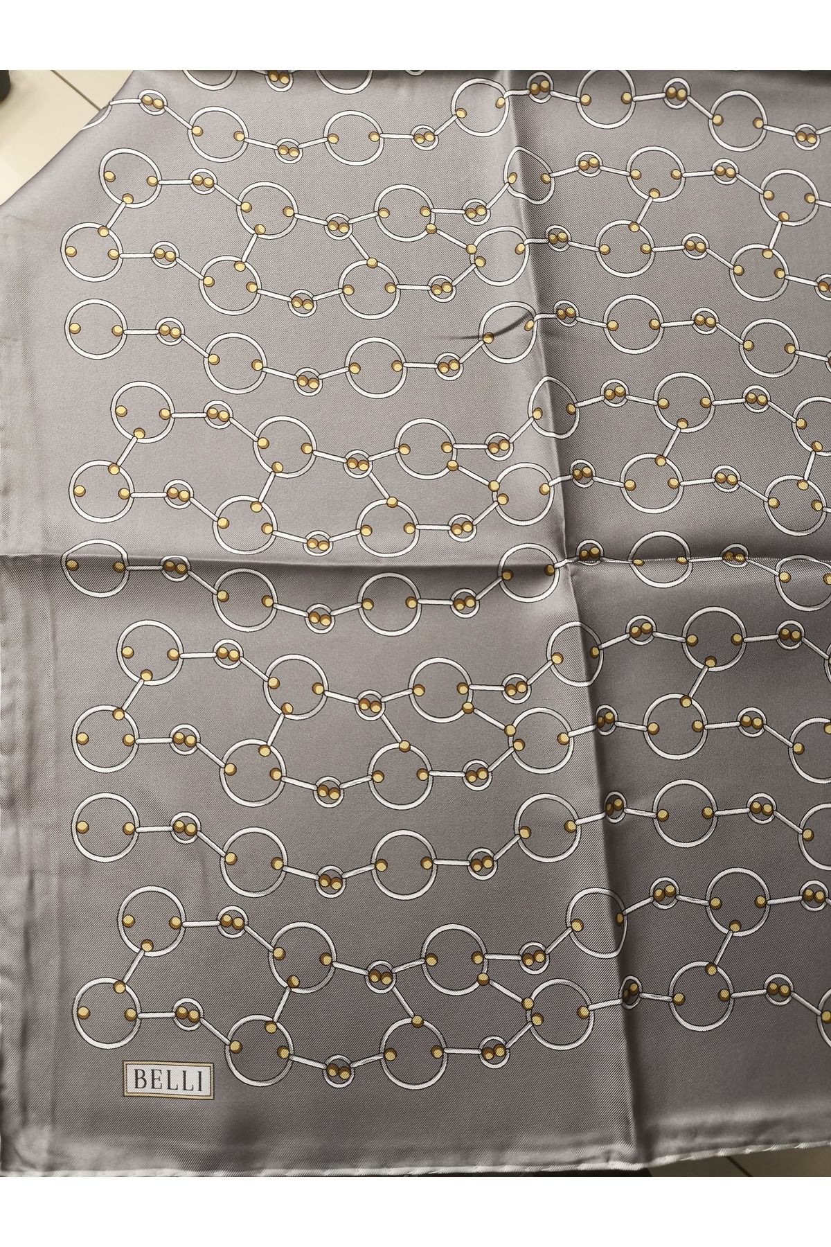 BELLİ Luxury Twill İpek Eşarp | 4109-31