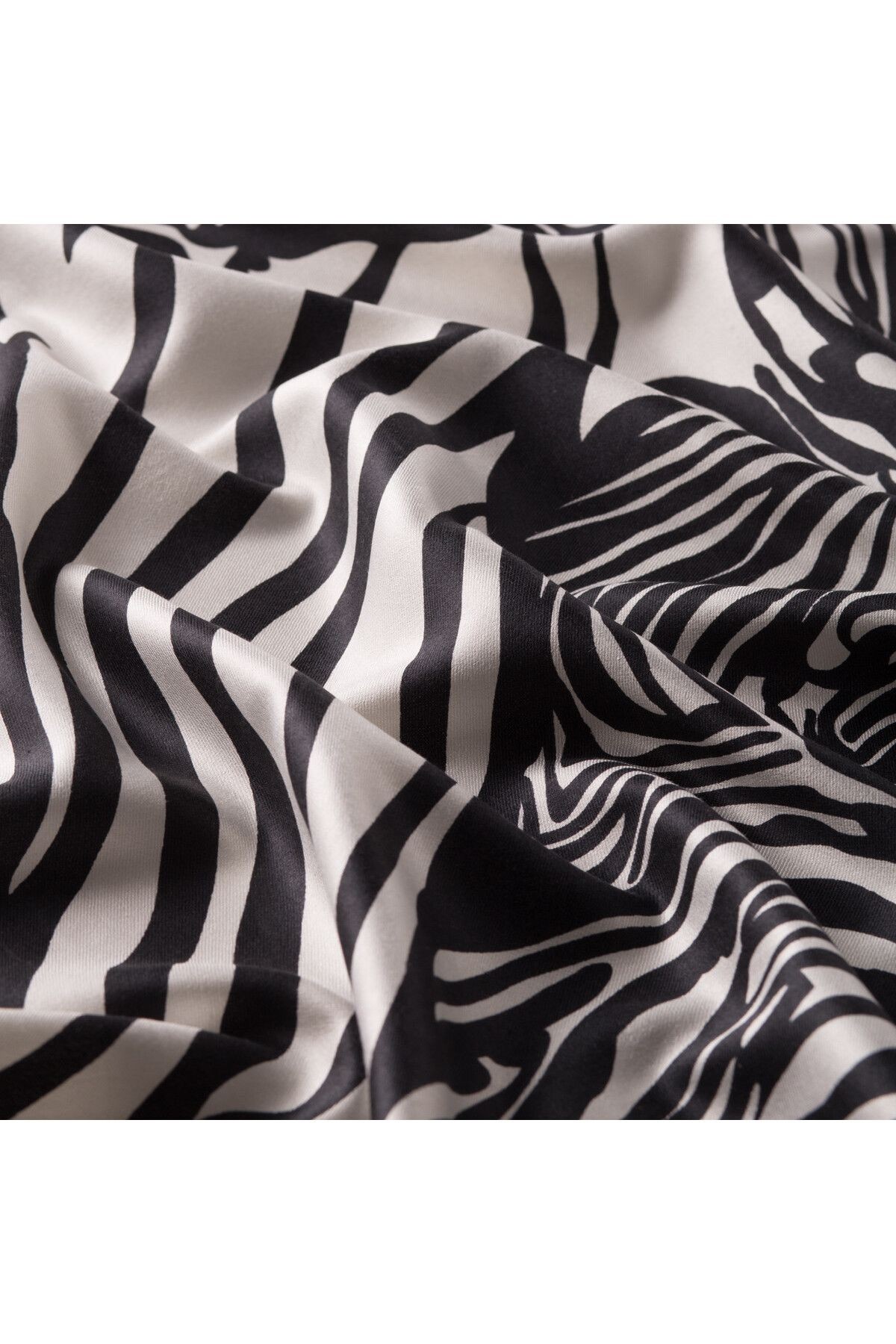 Zebra Desenli Ipek Şal