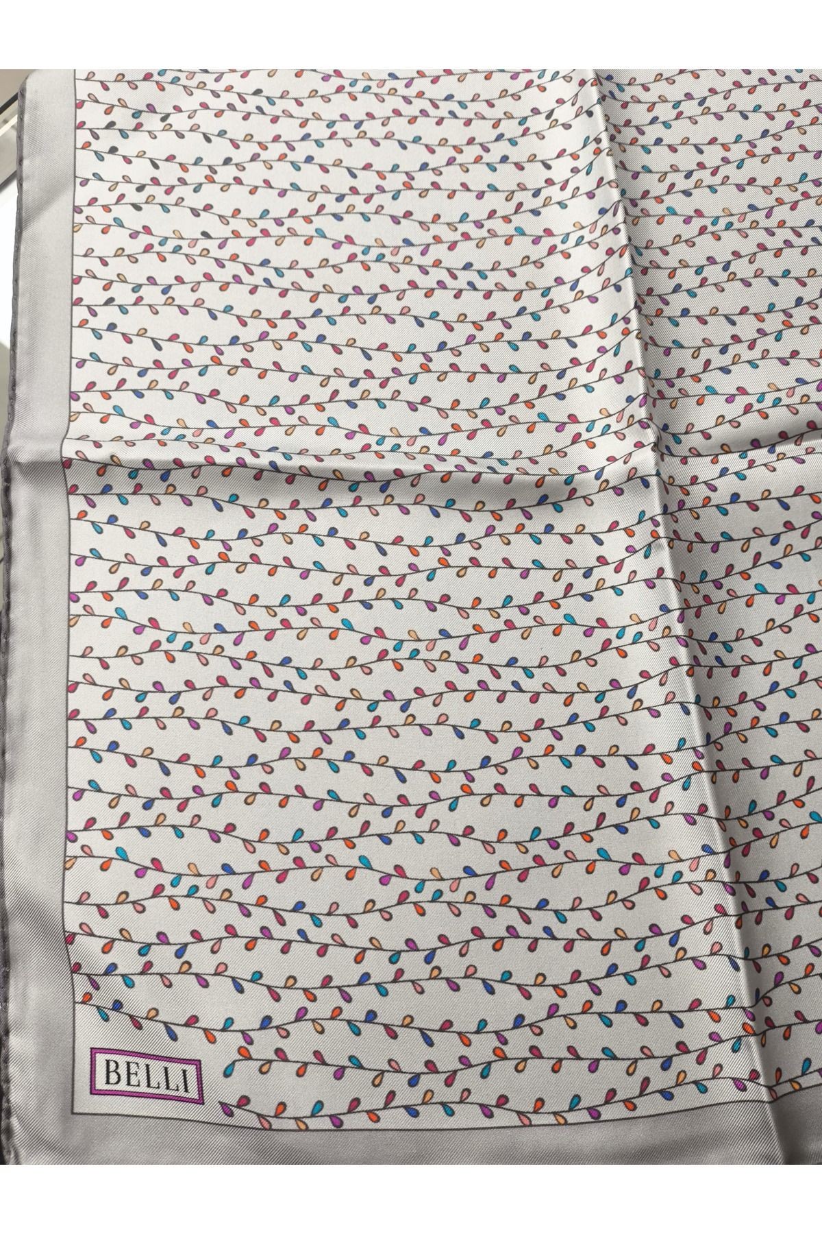 BELLİ Luxury Twill İpek Eşarp | 4128-04