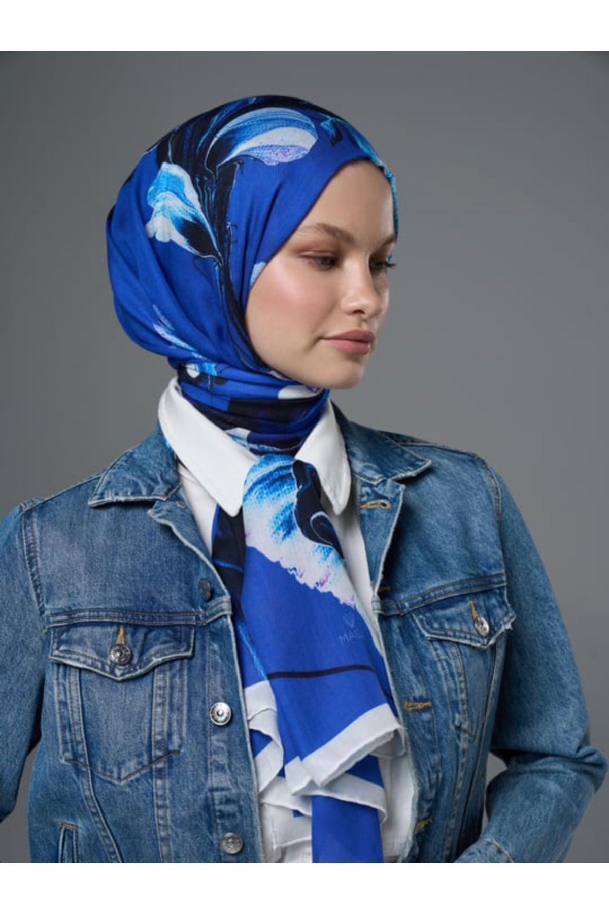 Zia modal ipek şal / saks