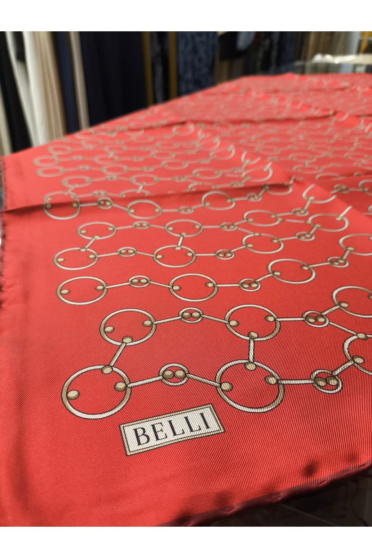 BELLİ Luxury Twill İpek Eşarp | 4109-85