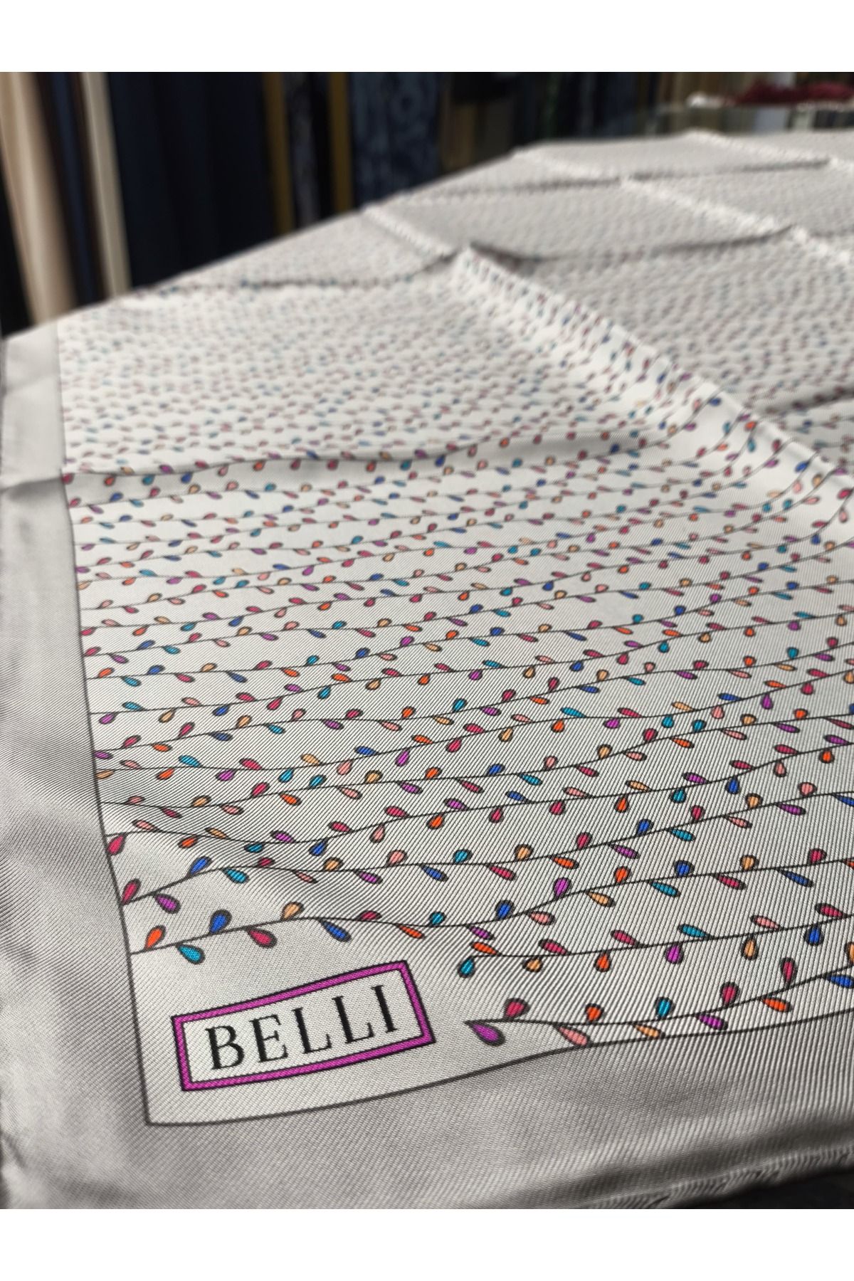 BELLİ Luxury Twill İpek Eşarp | 4128