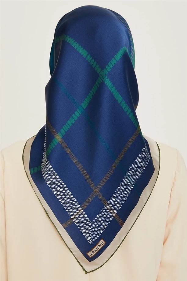 Twill Saf Ipek Eşarp 9206