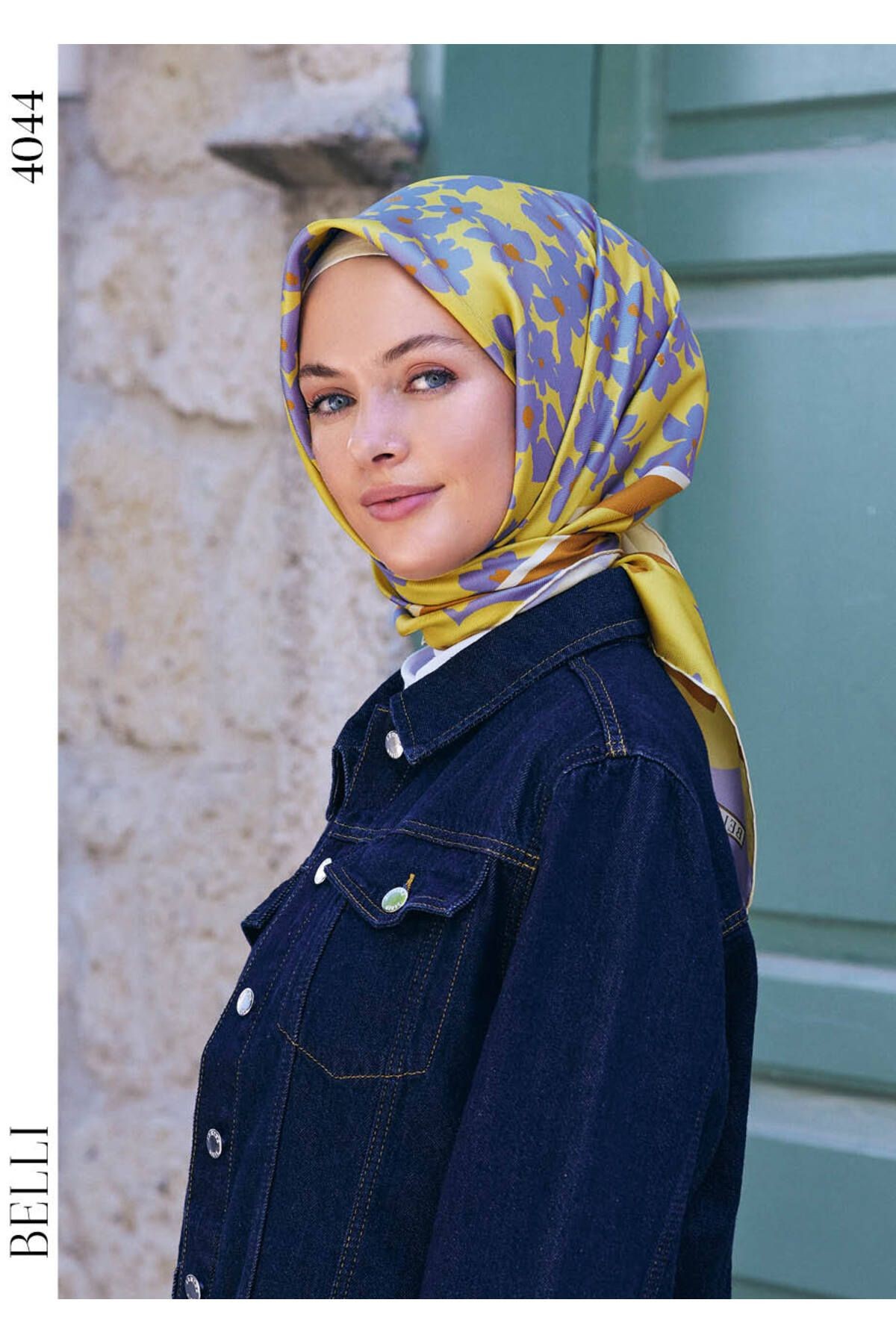 BELLİ Luxury Twill İpek Eşarp | 4044