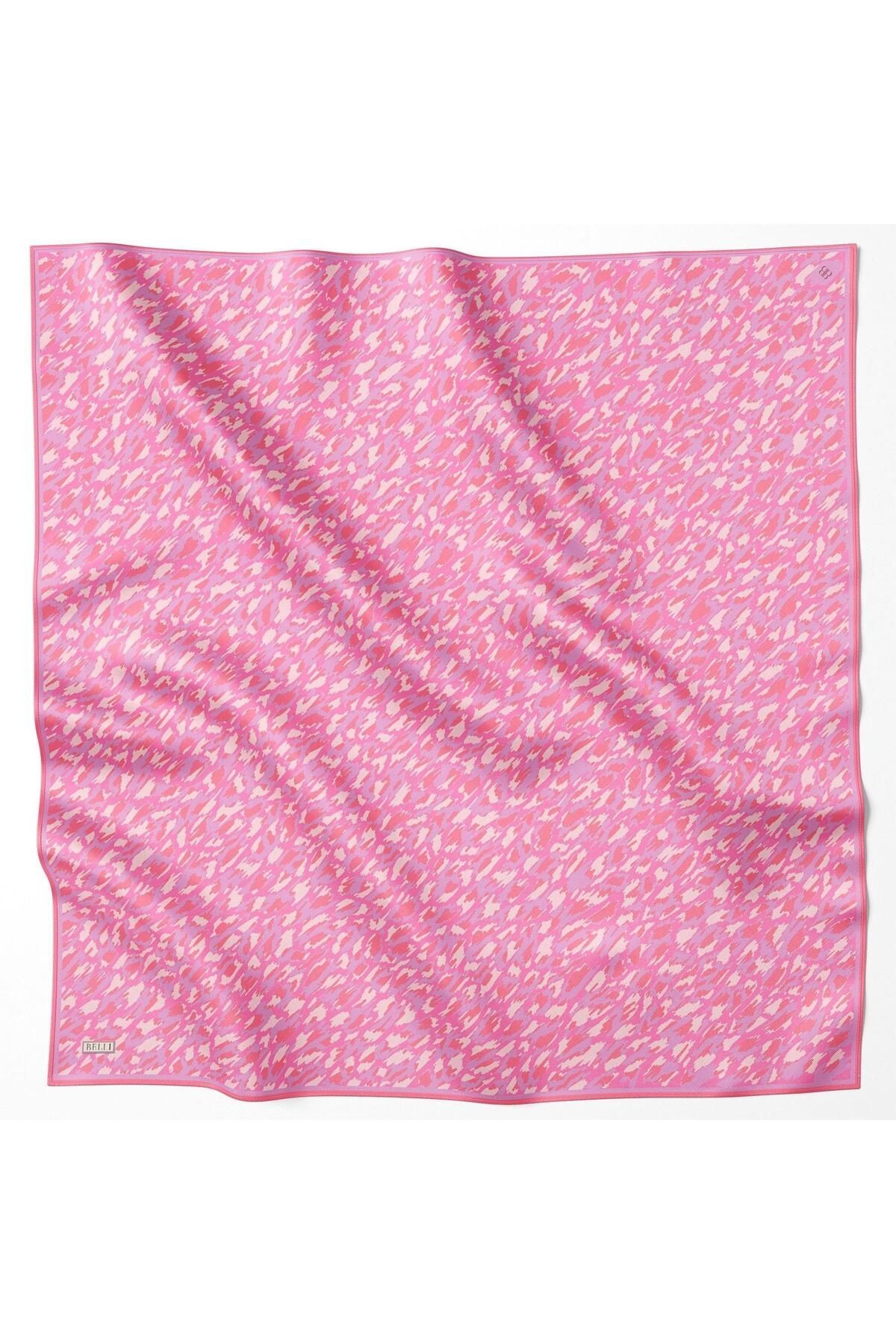 Tivil Ipek Eşarp 4103-80 Pembe Karışık Desen