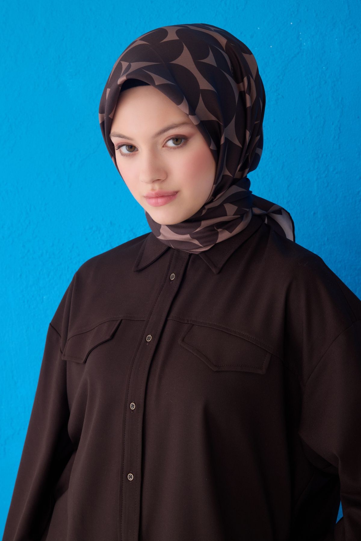 BELLİ SAF İPEK EŞARP 4117D (TWİLL)-86