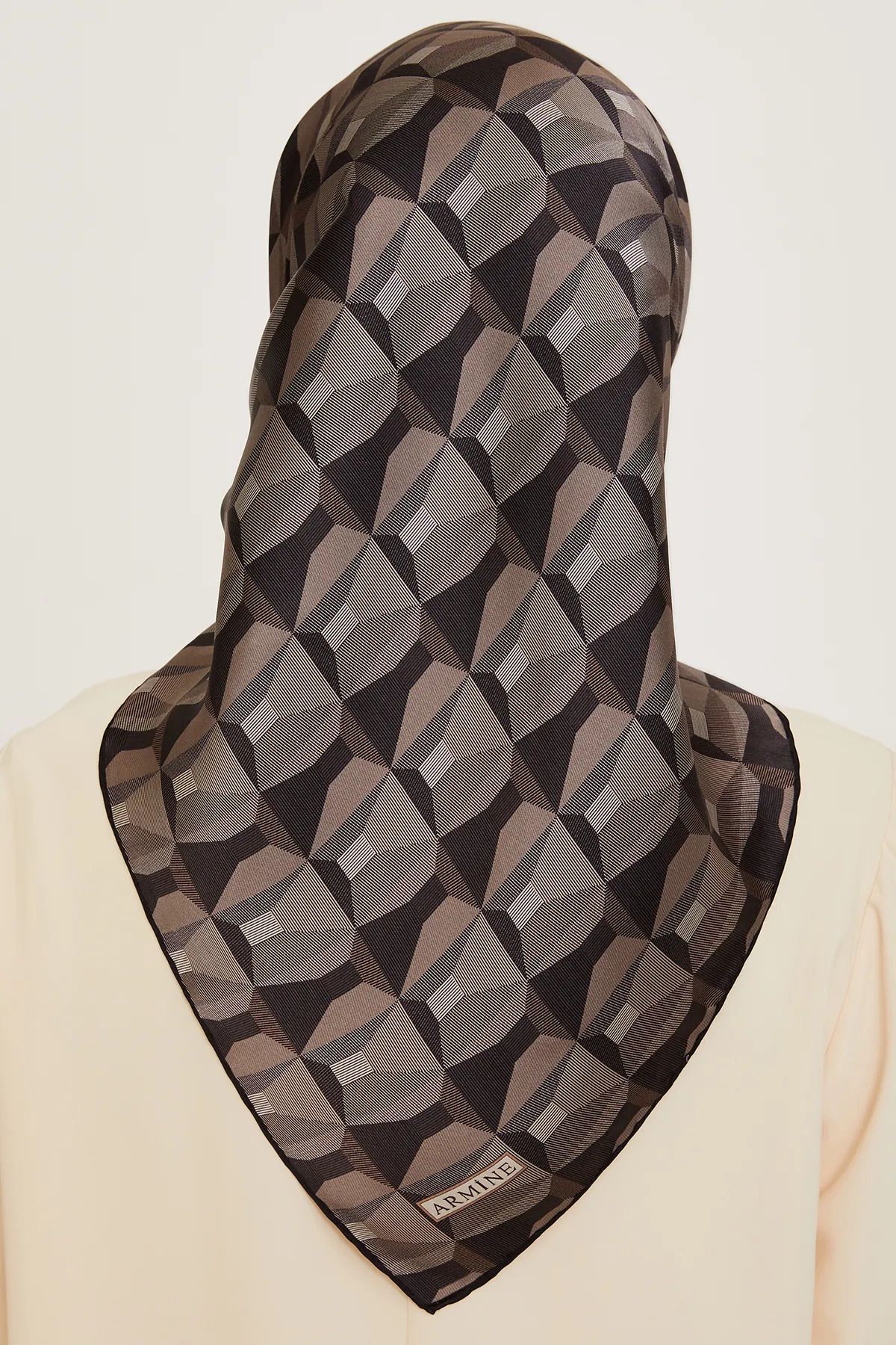 Tivil Ipek Eşarp 9204-85 Beyaz Karışık Desen