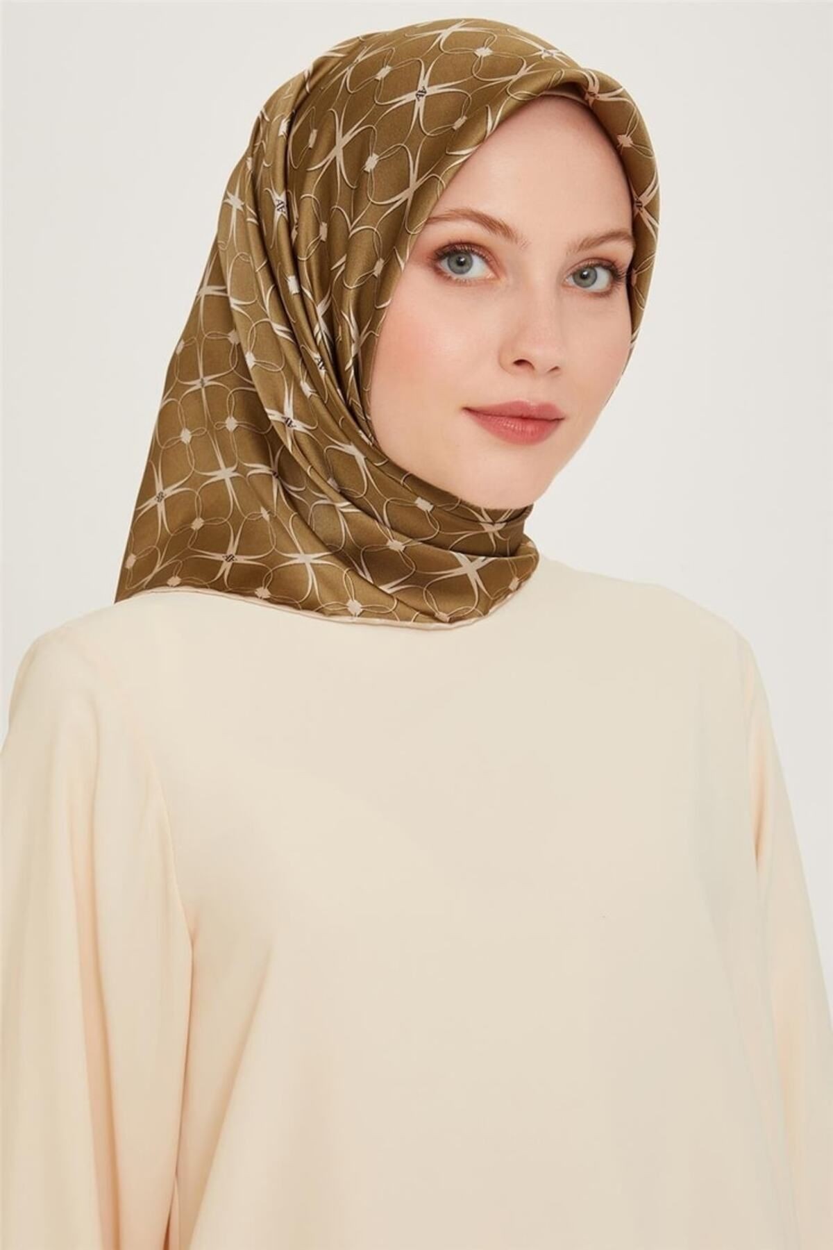 %100 Twill Ipek Eşarp 9207d 51
