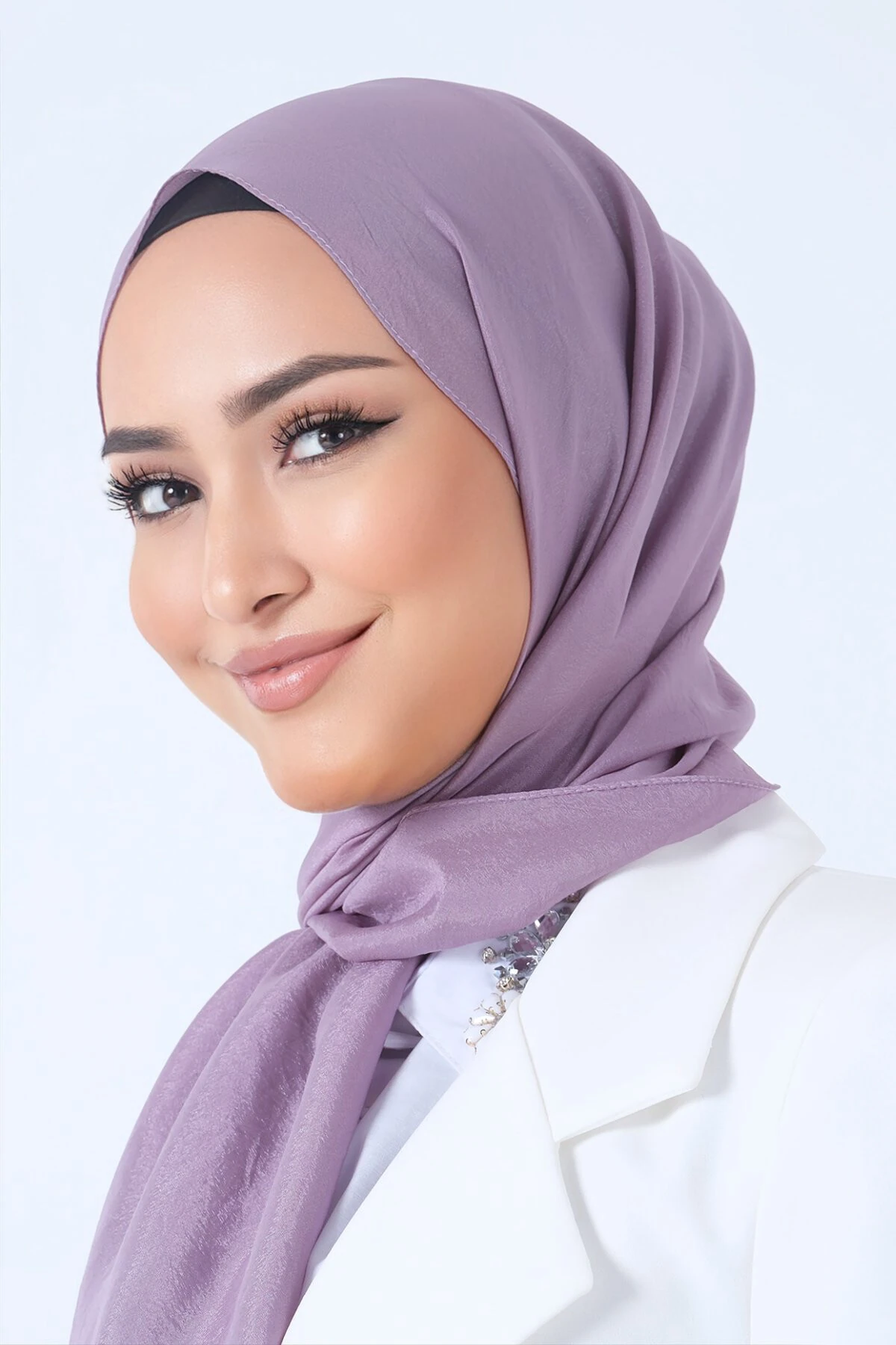 BRİSA VUAL ŞAL - koyu lavanta image