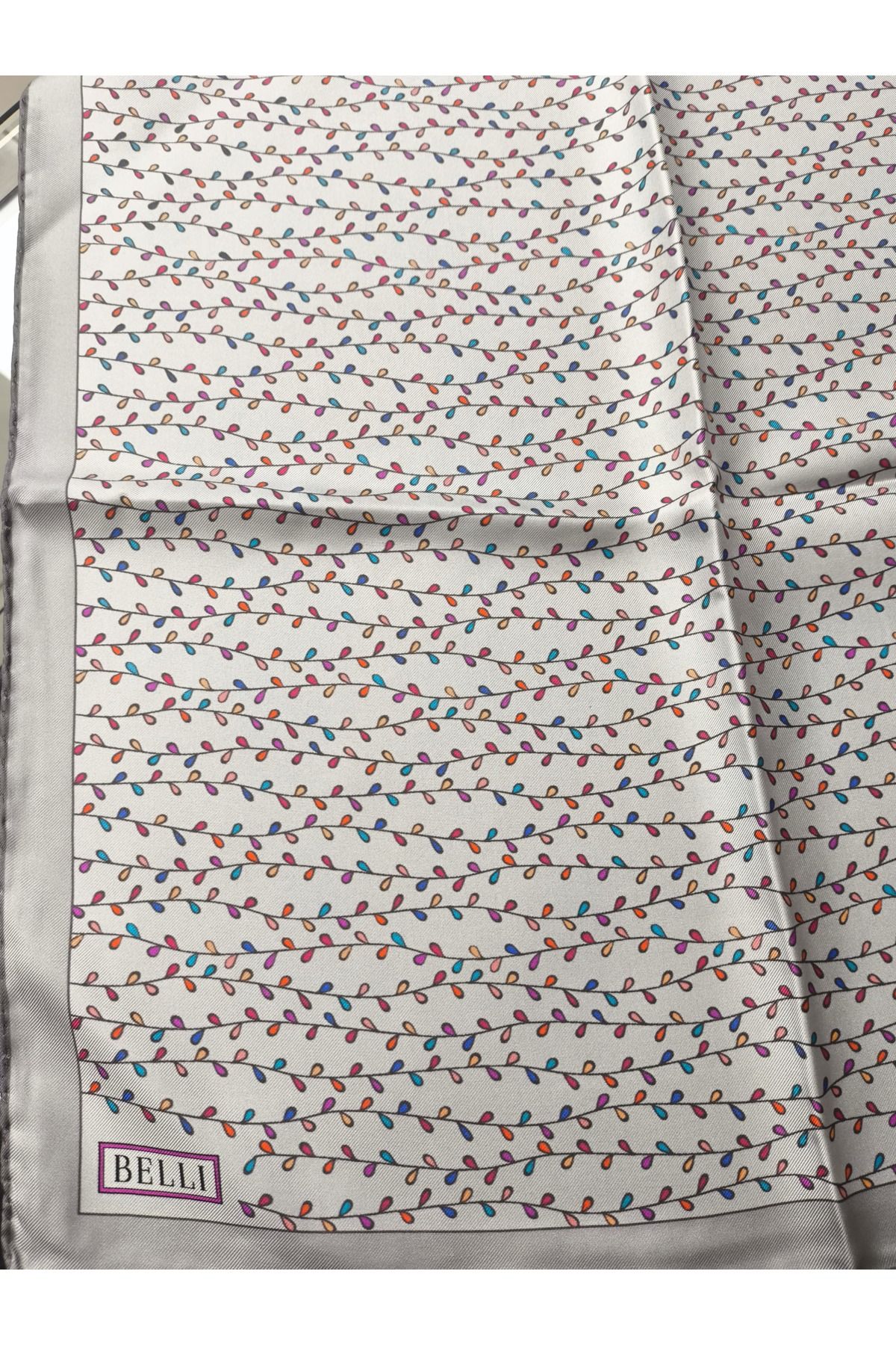 BELLİ Luxury Twill İpek Eşarp | 4128